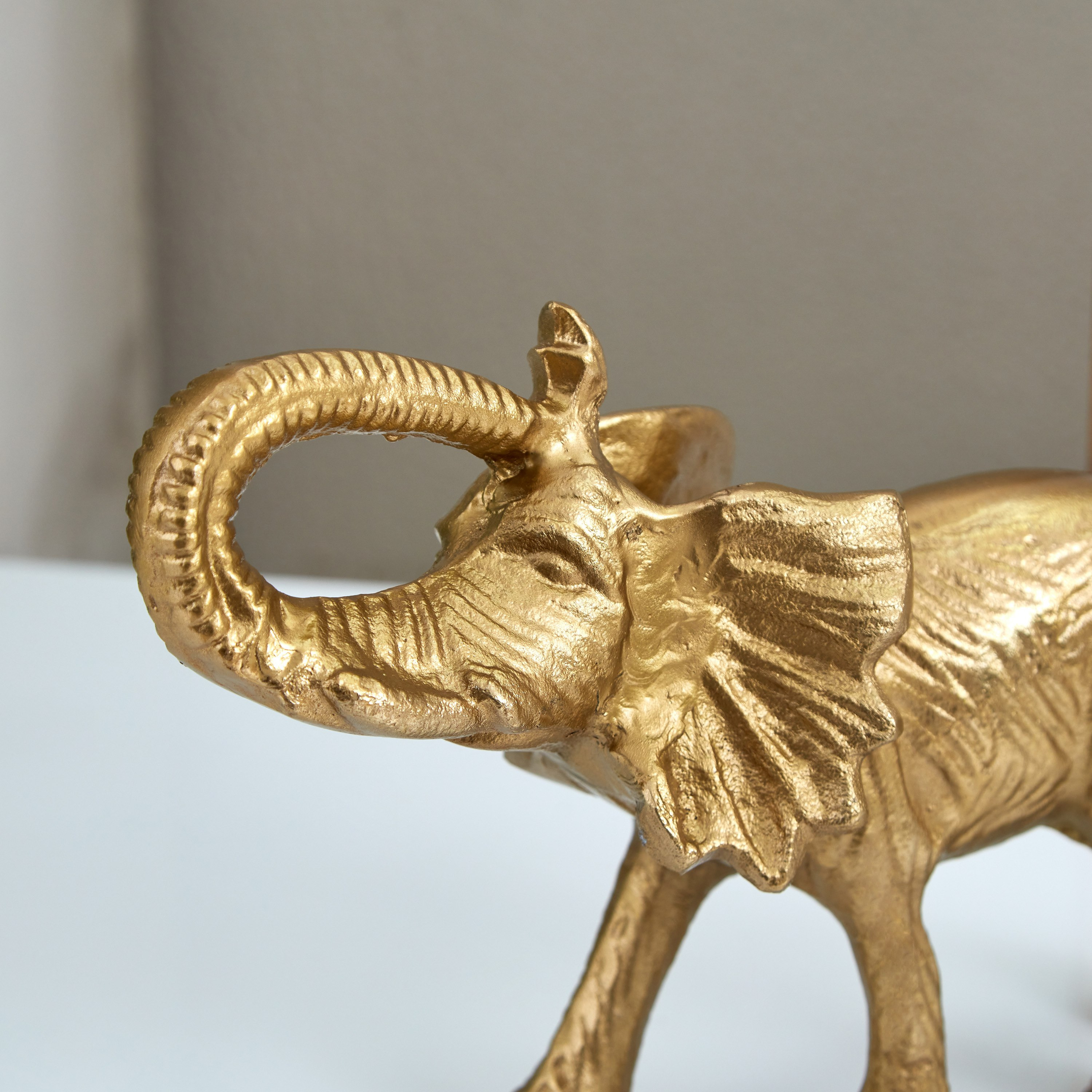 Ace Metal Elephant Decorative Figurine - 25x25x12 cm-hbxhomeware-homedecor-figurinesandornaments-image-2