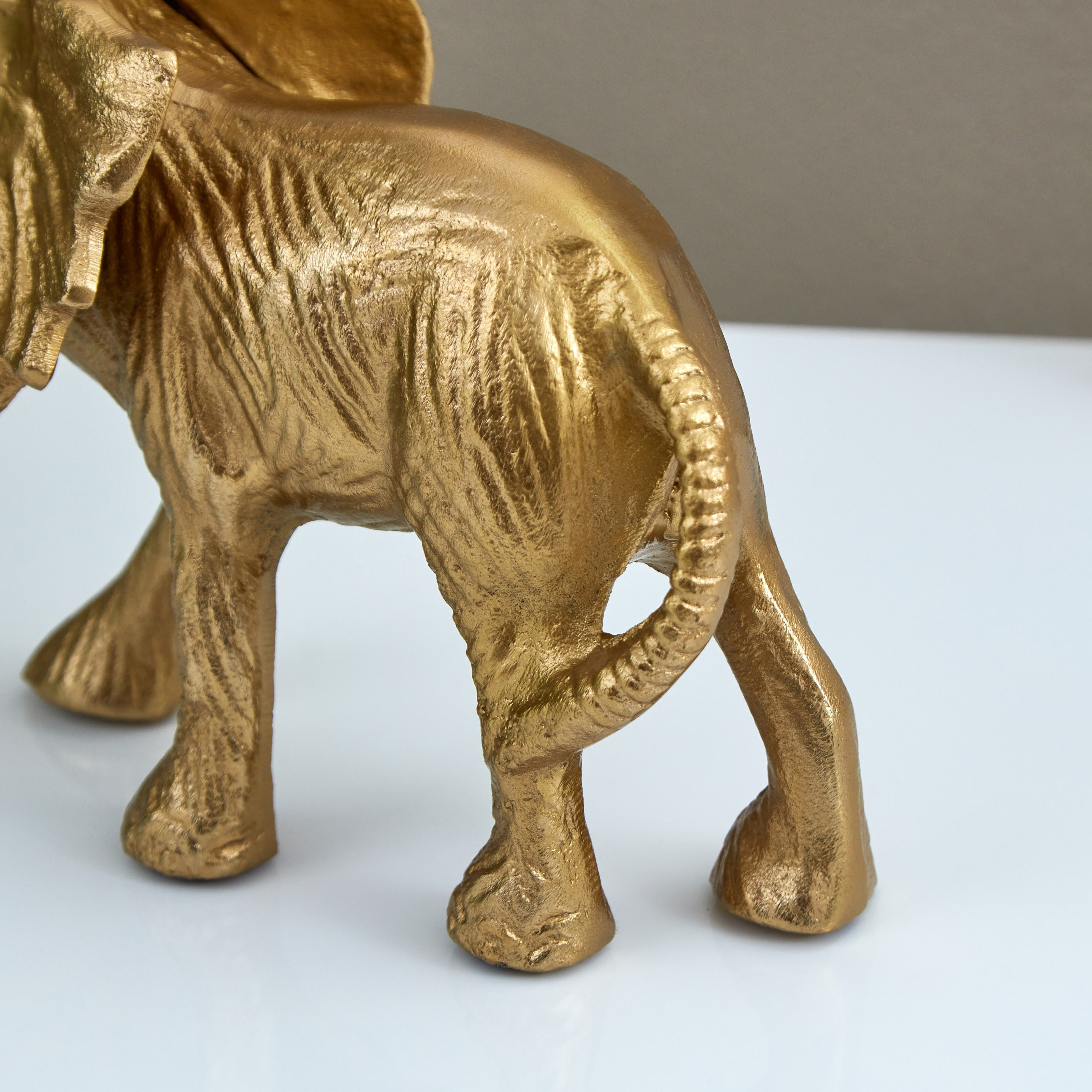 Ace Metal Elephant Decorative Figurine - 25x25x12 cm-hbxhomeware-homedecor-figurinesandornaments-image-3