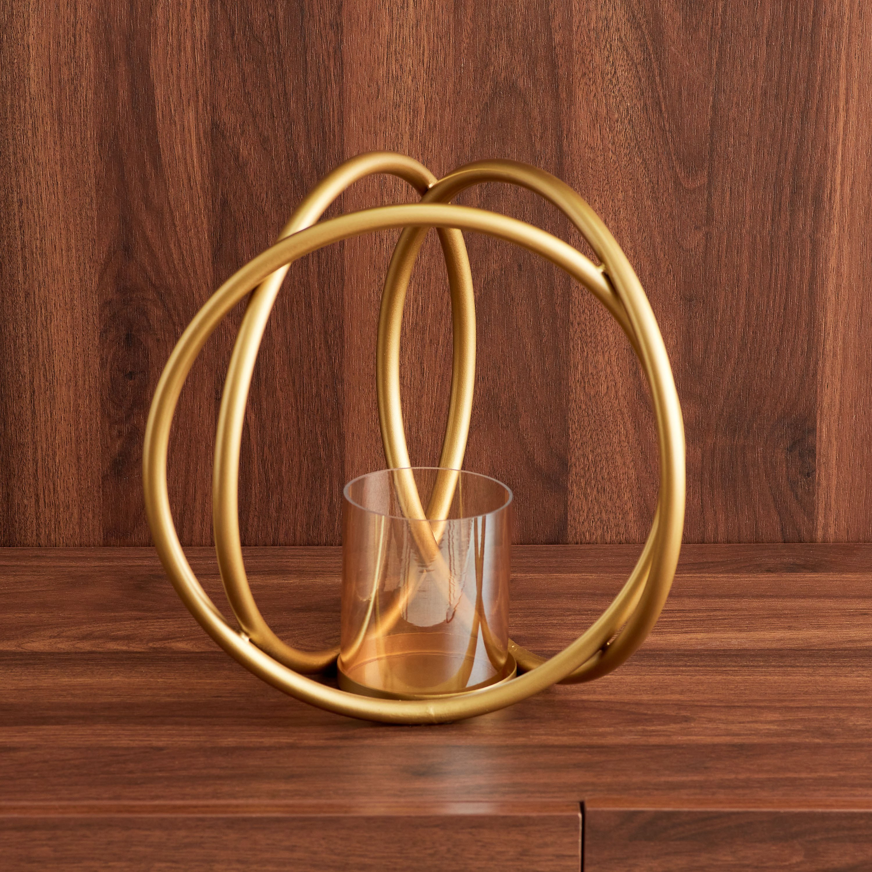 حامل شموع معدني من أيس - 28x28x28 سم-hbxlivingroom-decorandaccessories-candleholders-image-2