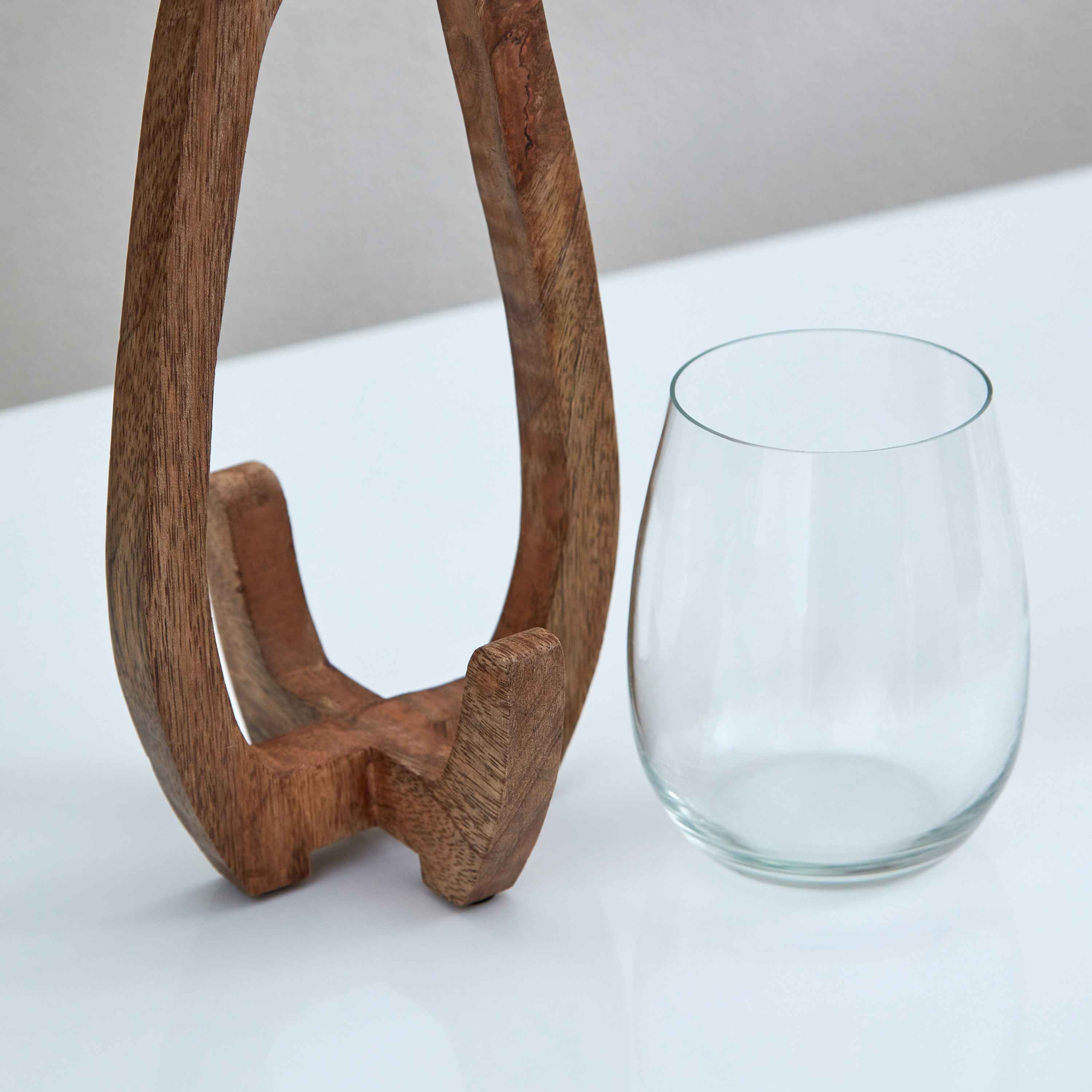 Ace Wooden Small Candleholder - 12x12x22 cm-hbxlivingroom-decorandaccessories-candleholders-image-4
