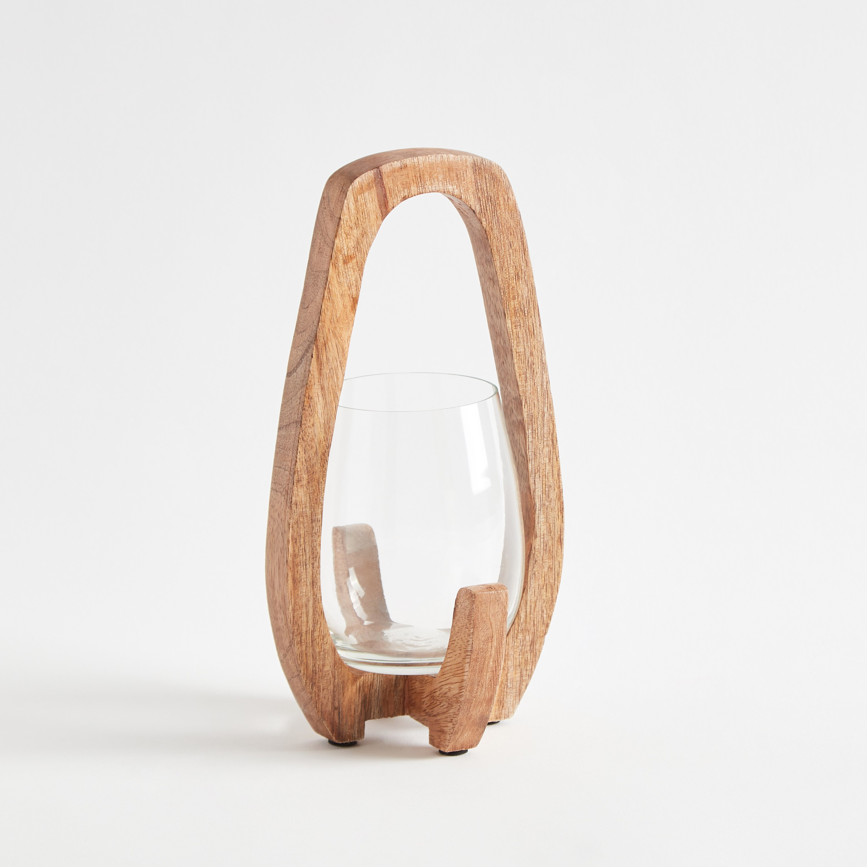 Ace Wooden Small Candleholder - 12x12x22 cm-hbxlivingroom-decorandaccessories-candleholders-image-6