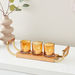 Ace Wooden Candleholder with 3 Glasses - 44x11x9.5 cm-Candle Holders-thumbnailMobile-0