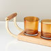 Ace Wooden Candleholder with 3 Glasses - 44x11x9.5 cm-Candle Holders-thumbnail-2
