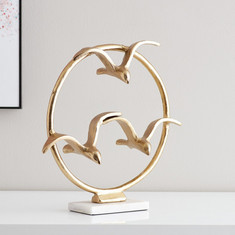 Ace Metal Small Bird Flock Decorative Accent - 33x11x31 cm