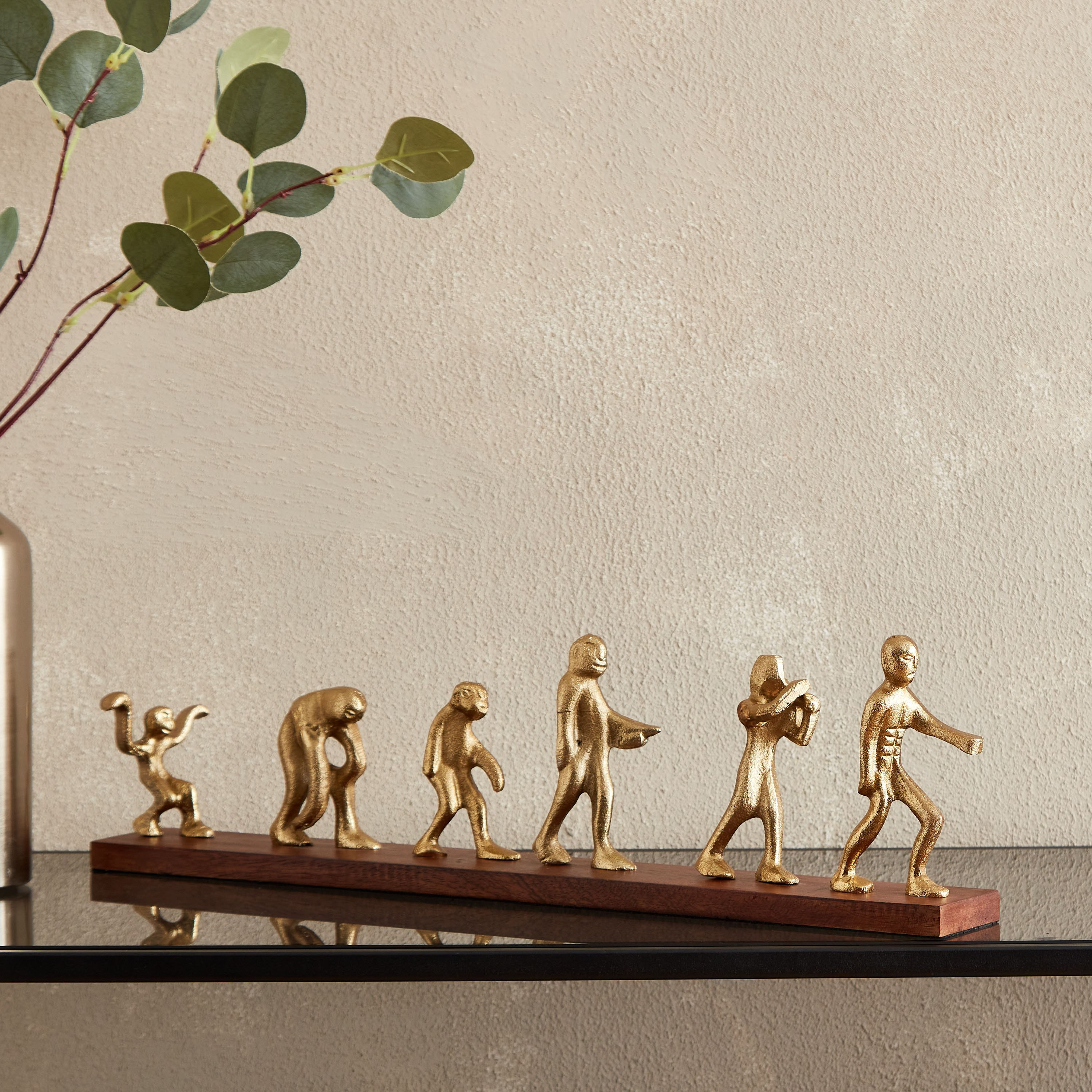 تحفة ديكور معدنية من أيس - 52x7.5x18 سم-hbxhomeware-homedecor-figurinesandornaments-image-1
