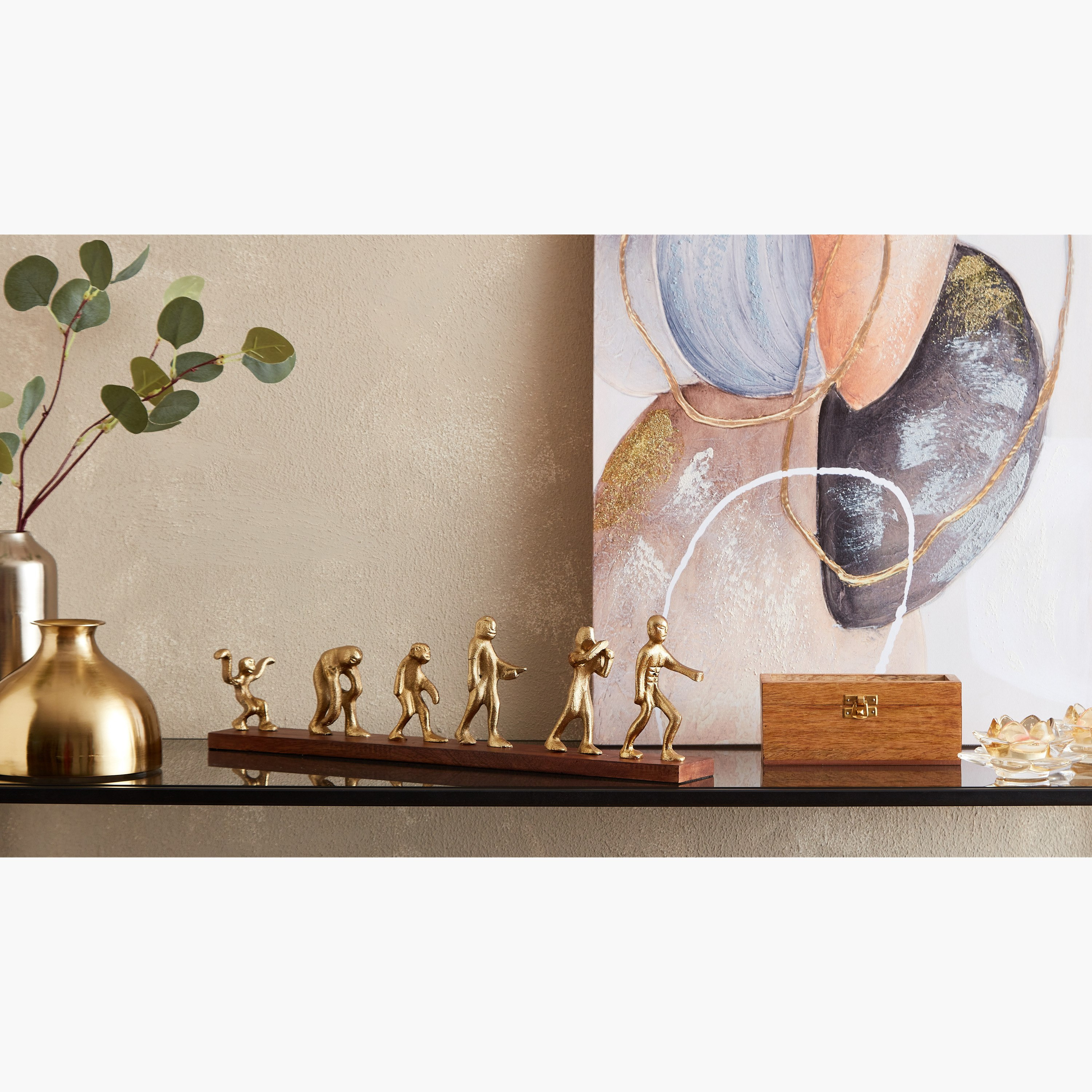 تحفة ديكور معدنية من أيس - 52x7.5x18 سم-hbxhomeware-homedecor-figurinesandornaments-image-5