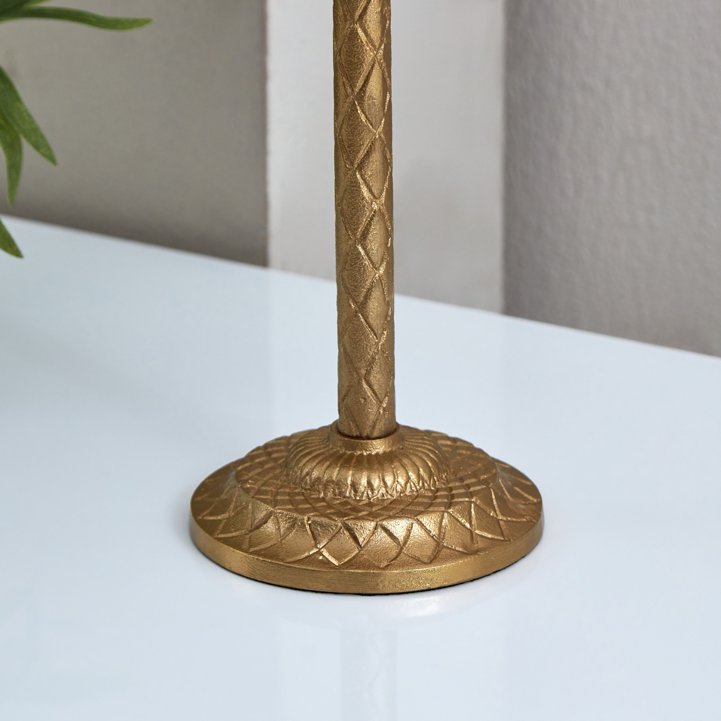 حامل شموع معدني كبير من أيس - 16x13x36 سم-hbxlivingroom-decorandaccessories-candleholders-image-4