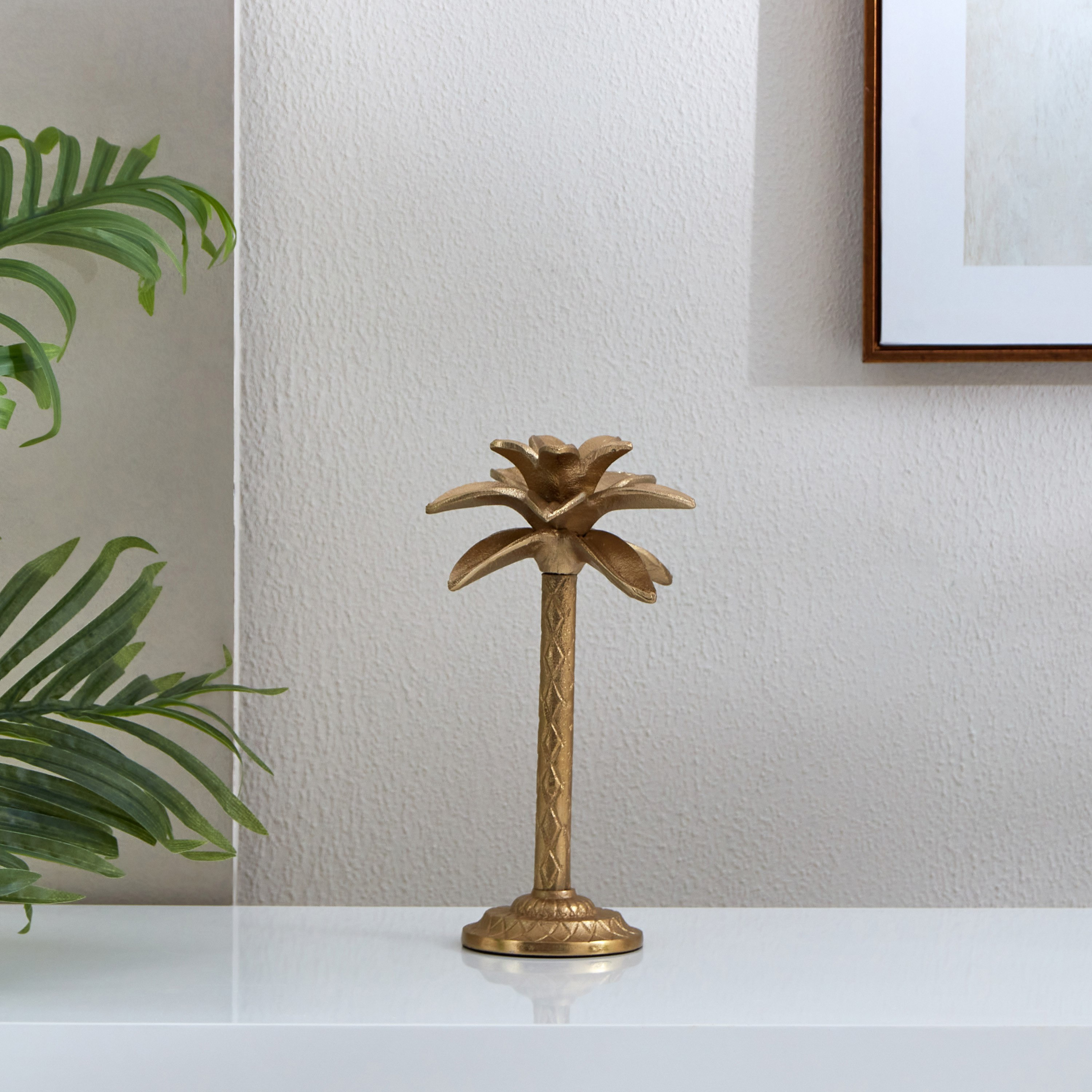 Ace Metal Small Candleholder - 16x11x28 cm-hbxlivingroom-decorandaccessories-candleholders-image-2