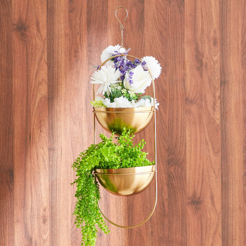 Ace Metal Hanging Planter - 72 cm-Planters and Urns-image-0