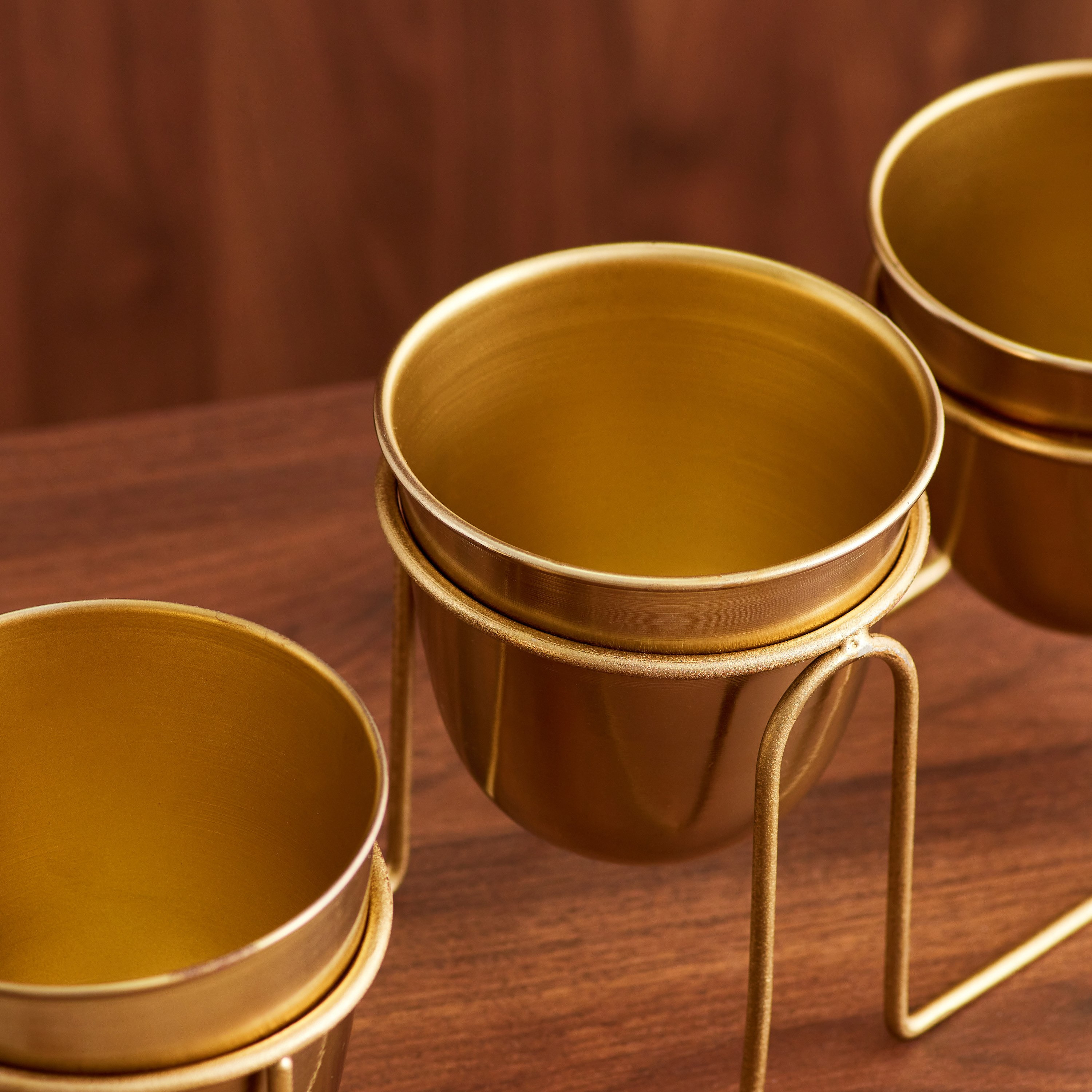 طقم إناء زرع 3 قطع معدني مع حامل من ايس - 14 سم-hbxhomeware-hbxdecorandfurnishings-image-4