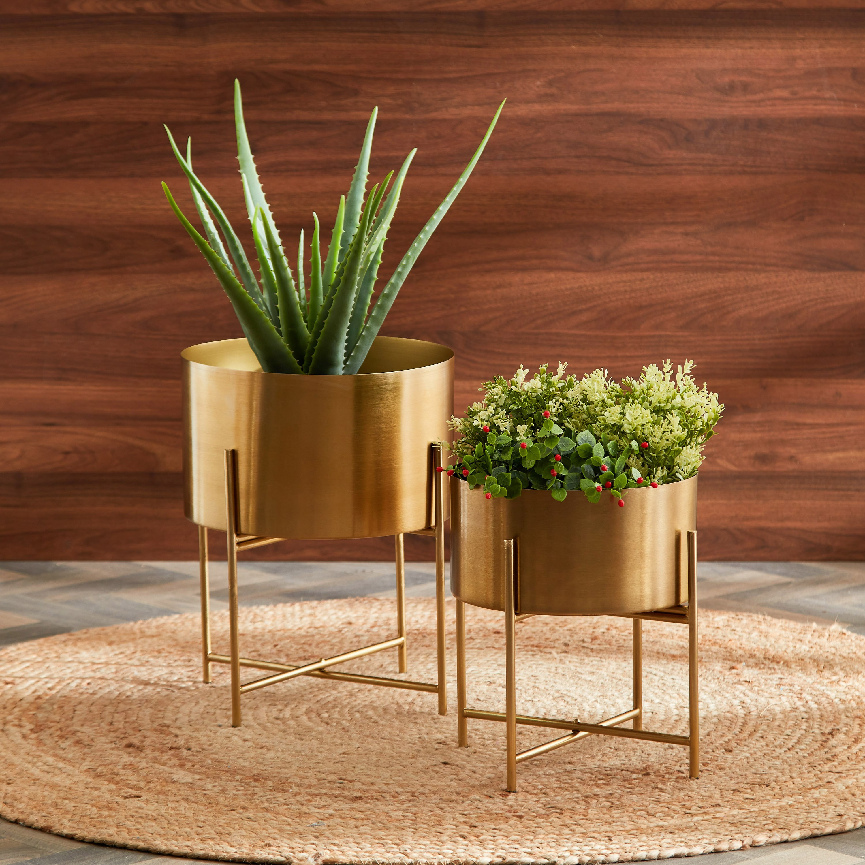 إناء زرع مع حامل من آس - طقم من قطعتين-hbxhomeware-hbxdecorandfurnishings-image-1