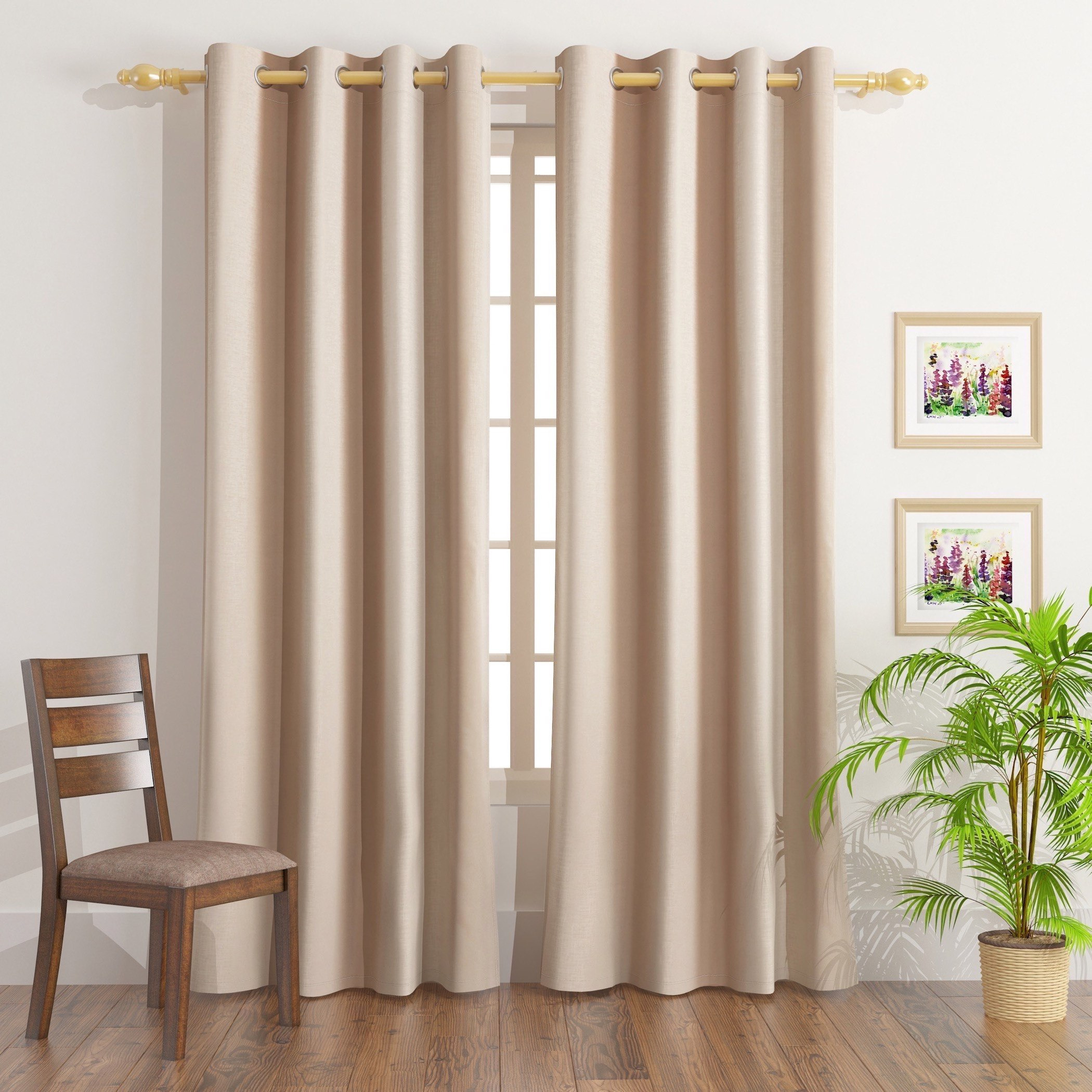 Rio 2-Piece Jacquard Curtain Set - 140x240 cm-hbxhomeware-hbxdecorandfurnishings-image-1
