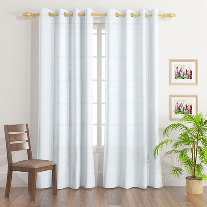 Shop Aara Extra Long Sheer Curtain Pair - 140x300 cm Online | Homebox Saudi Shop Aara Extra Long Sheer Curtain Pair - 140X300 Cm Online | Homebox Saudi