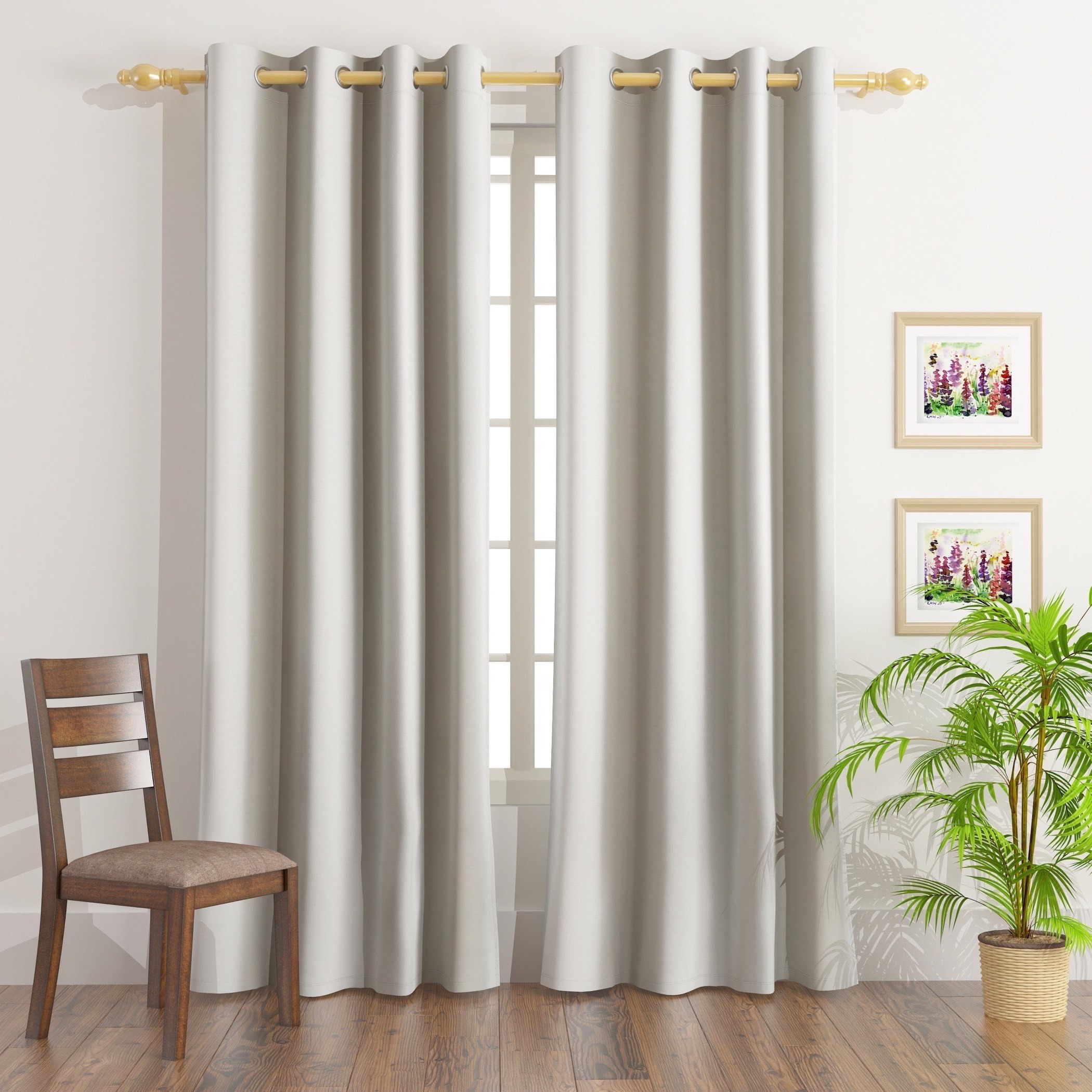 Lucas Jacquard Blackout Curtain Pair - 140x240 cm-hbxhomeware-hbxdecorandfurnishings-image-1