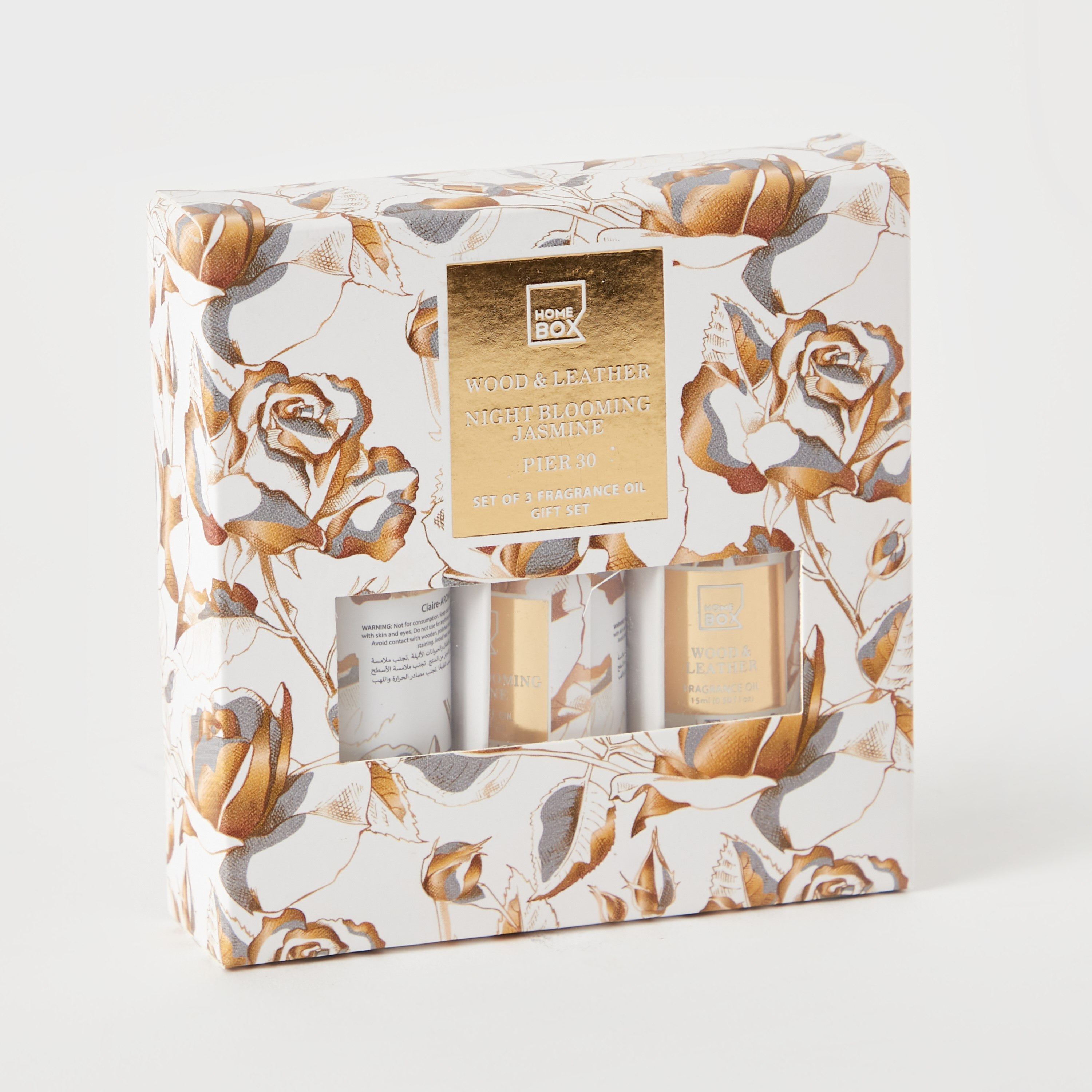 Claire 3-Piece Wood and Leather Night Blooming Jasmine Set-hbxdecorandfurnishings-homefragrance-roomfreshnersandaromamist-image-4