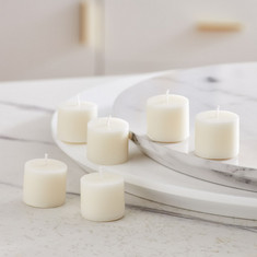 Claire Green Lime and Basil Scented Votive Candle - Set of 6