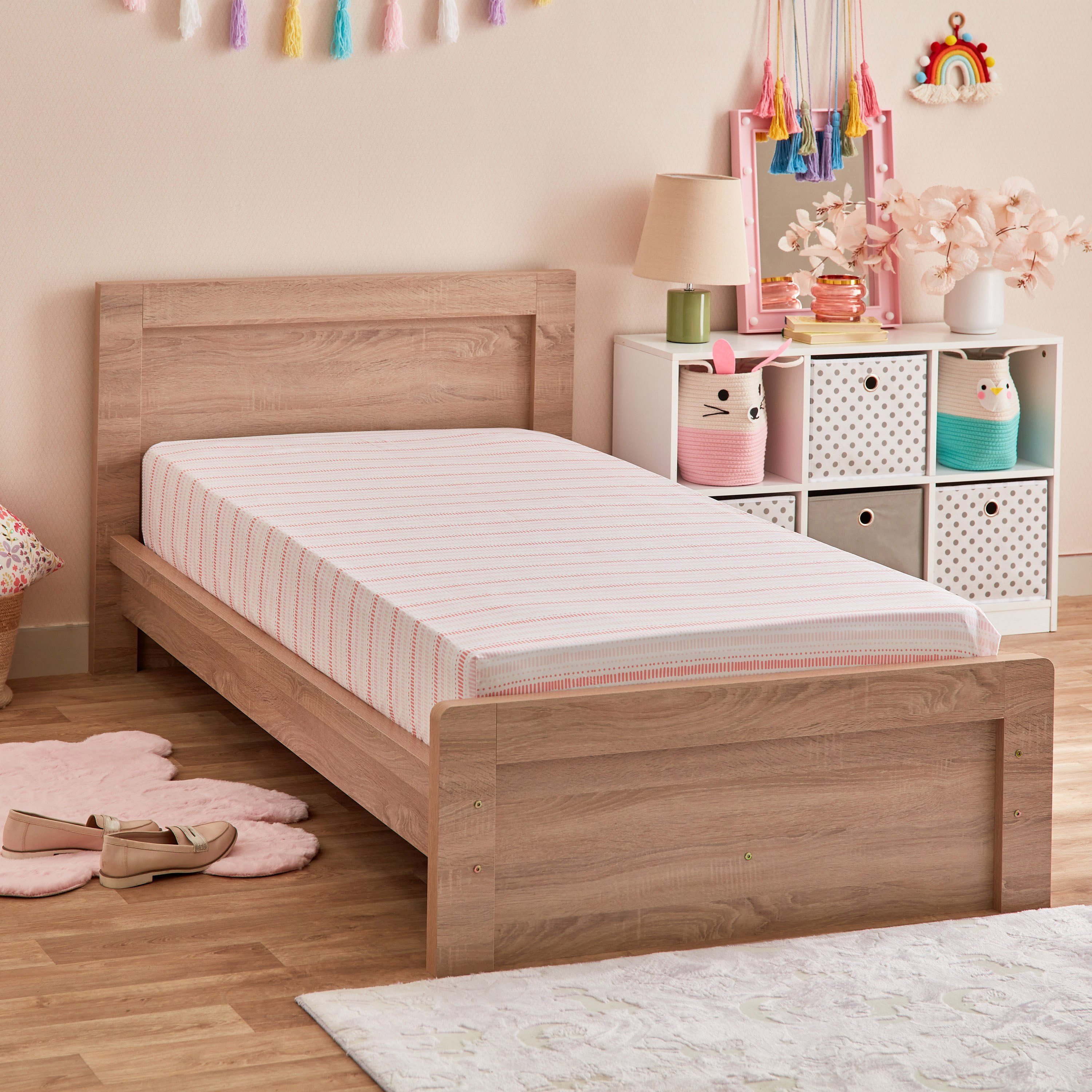 شرشف مطاطي فردي من هرميون - 90x200+25 سم-hbxhomeware-hbxkidsandyouth-image-2