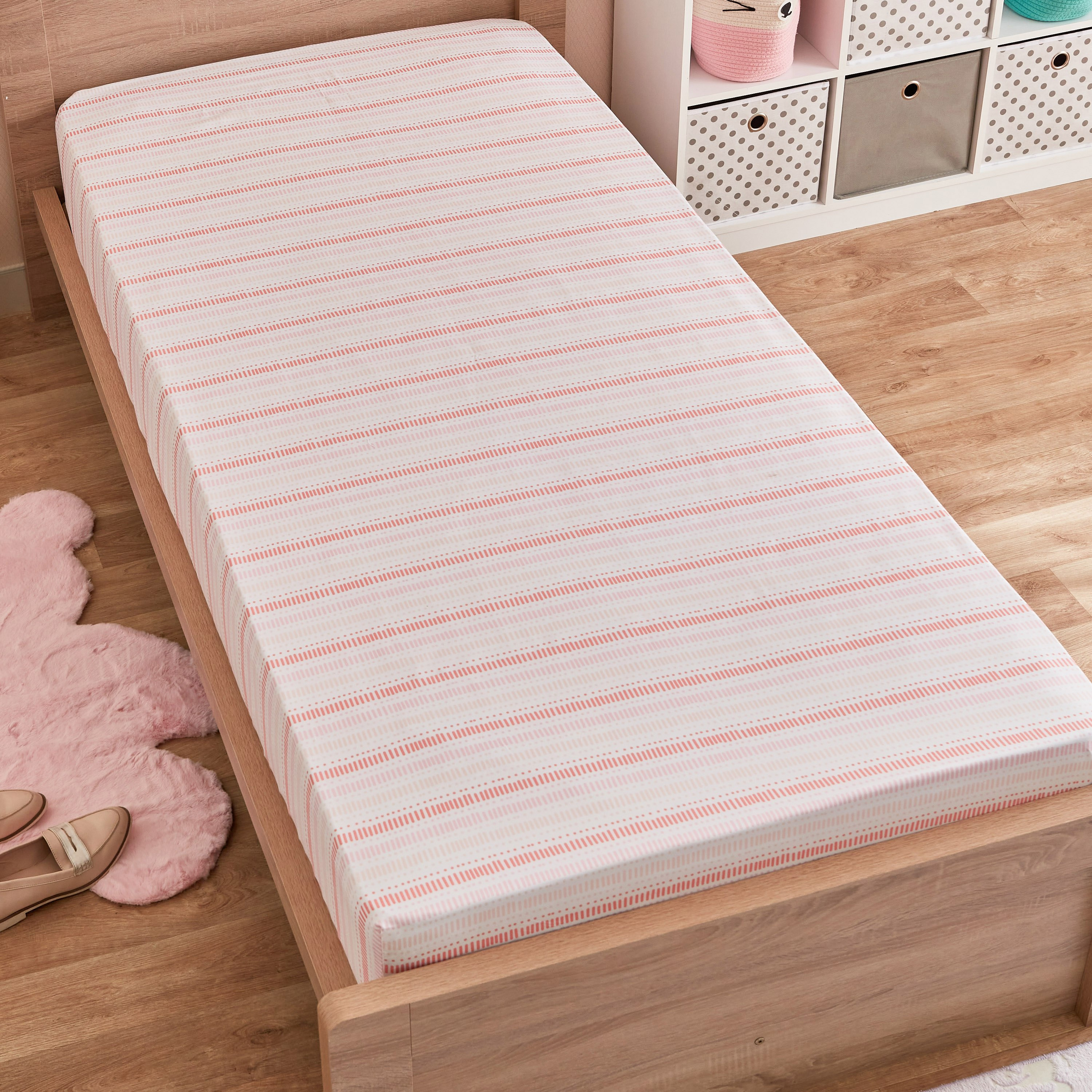 شرشف مطاطي فردي من هرميون - 90x200+25 سم-hbxhomeware-hbxkidsandyouth-image-3