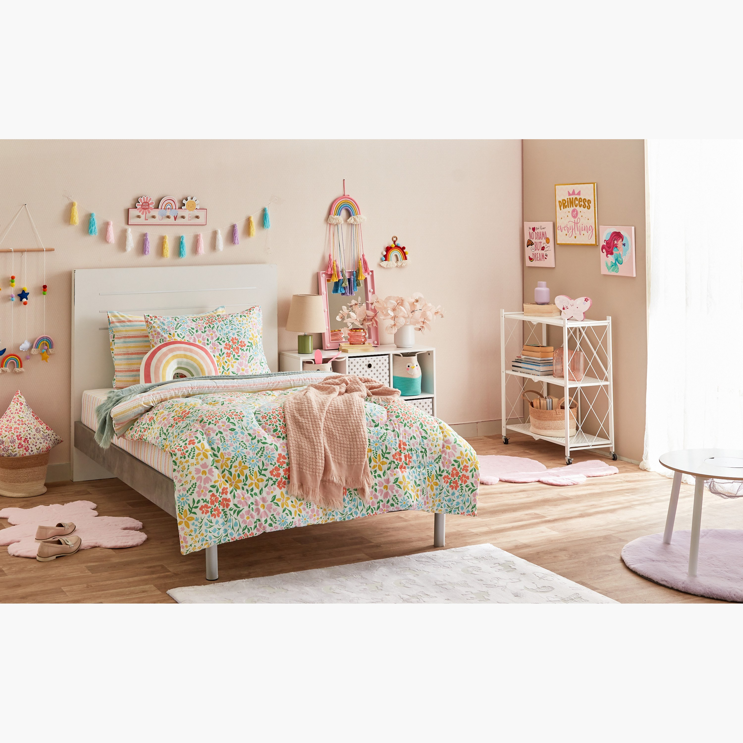 Hermione Soiree Twin Fitted Sheet - 120x200+25 cm-hbxhomeware-hbxkidsandyouth-image-9