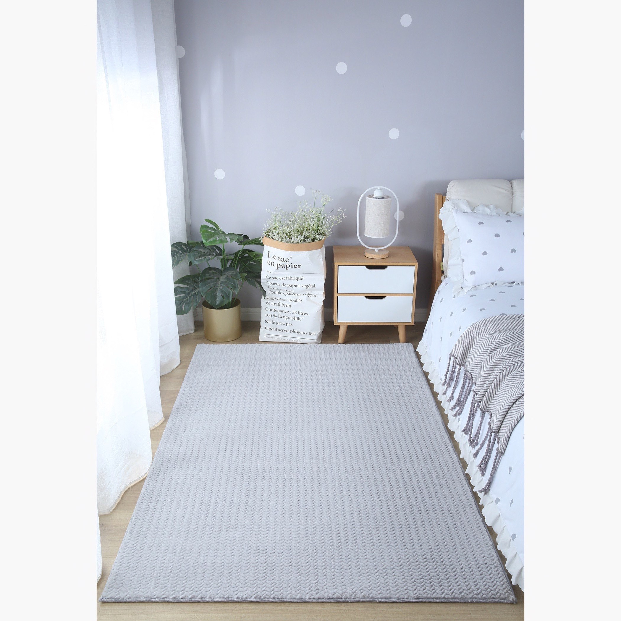 سجادة فرو أرنب صناعي من بوب كورن - 160x110 سم-hbxdecorandfurnishings-floorcoverings-rugs-image-1
