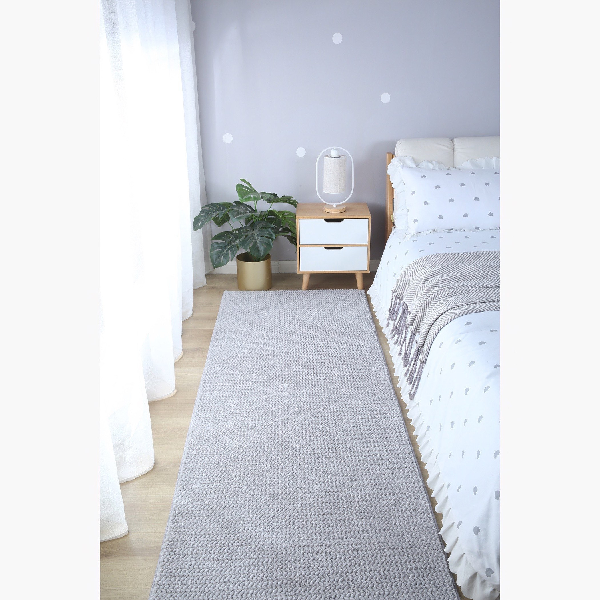 سجادة فرو أرنب صناعي من بوب كورن - 230x80 سم-hbxdecorandfurnishings-floorcoverings-rugs-image-1