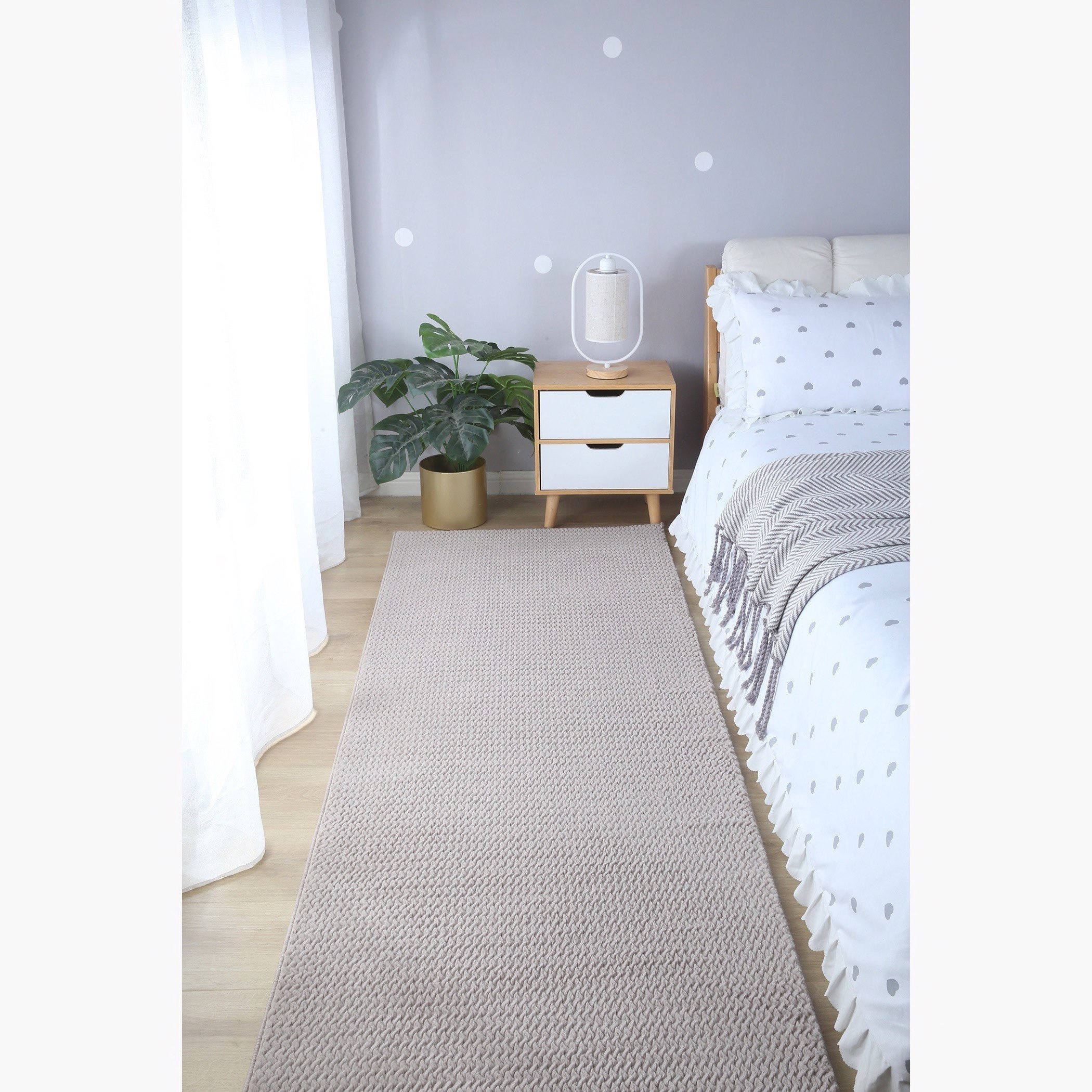 سجادة فرو أرنب صناعي من بوب كورن - 230x80 سم-hbxdecorandfurnishings-floorcoverings-rugs-image-1