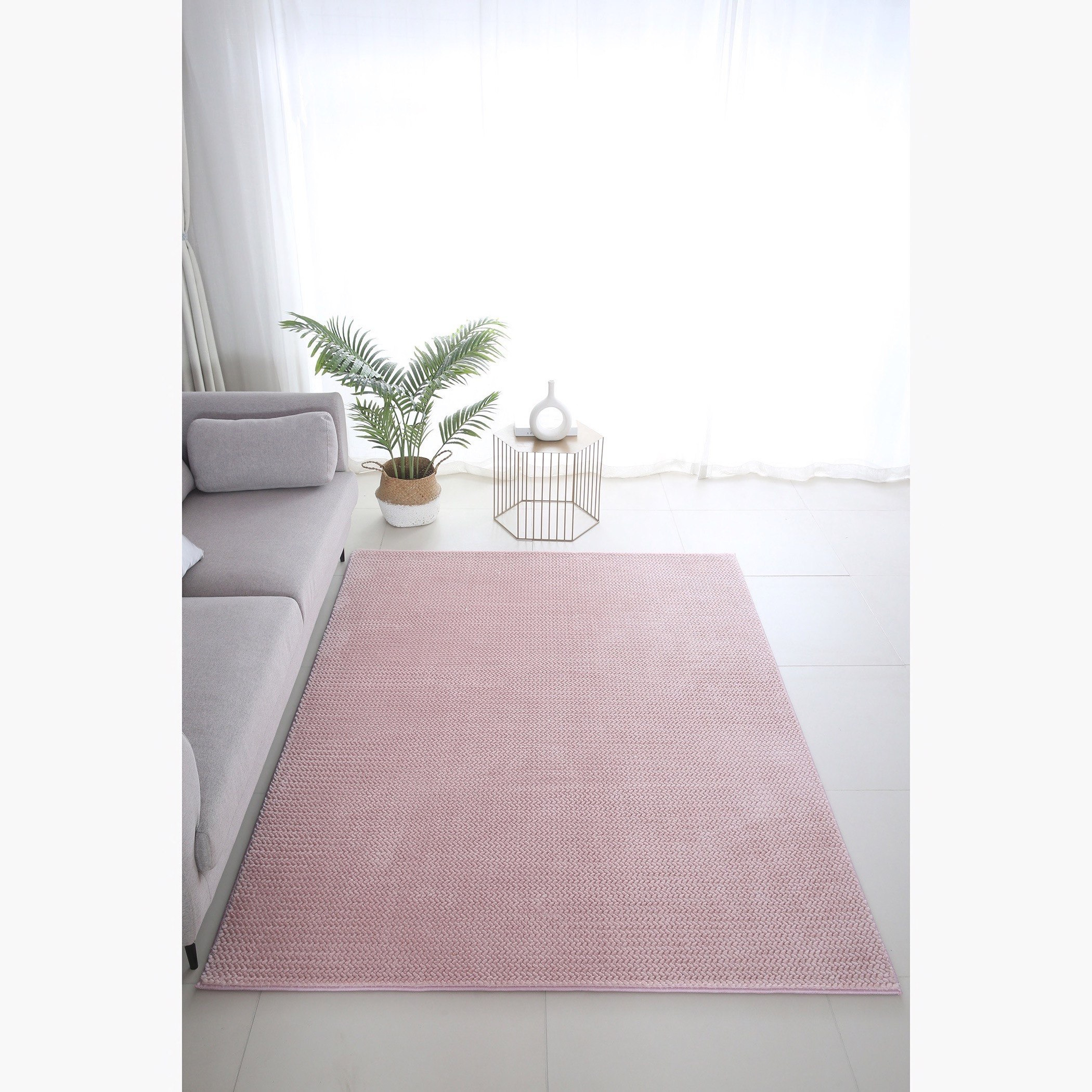 سجادة فرو أرنب صناعي - بوب كورن- 200x150 سم-hbxdecorandfurnishings-floorcoverings-rugs-image-1