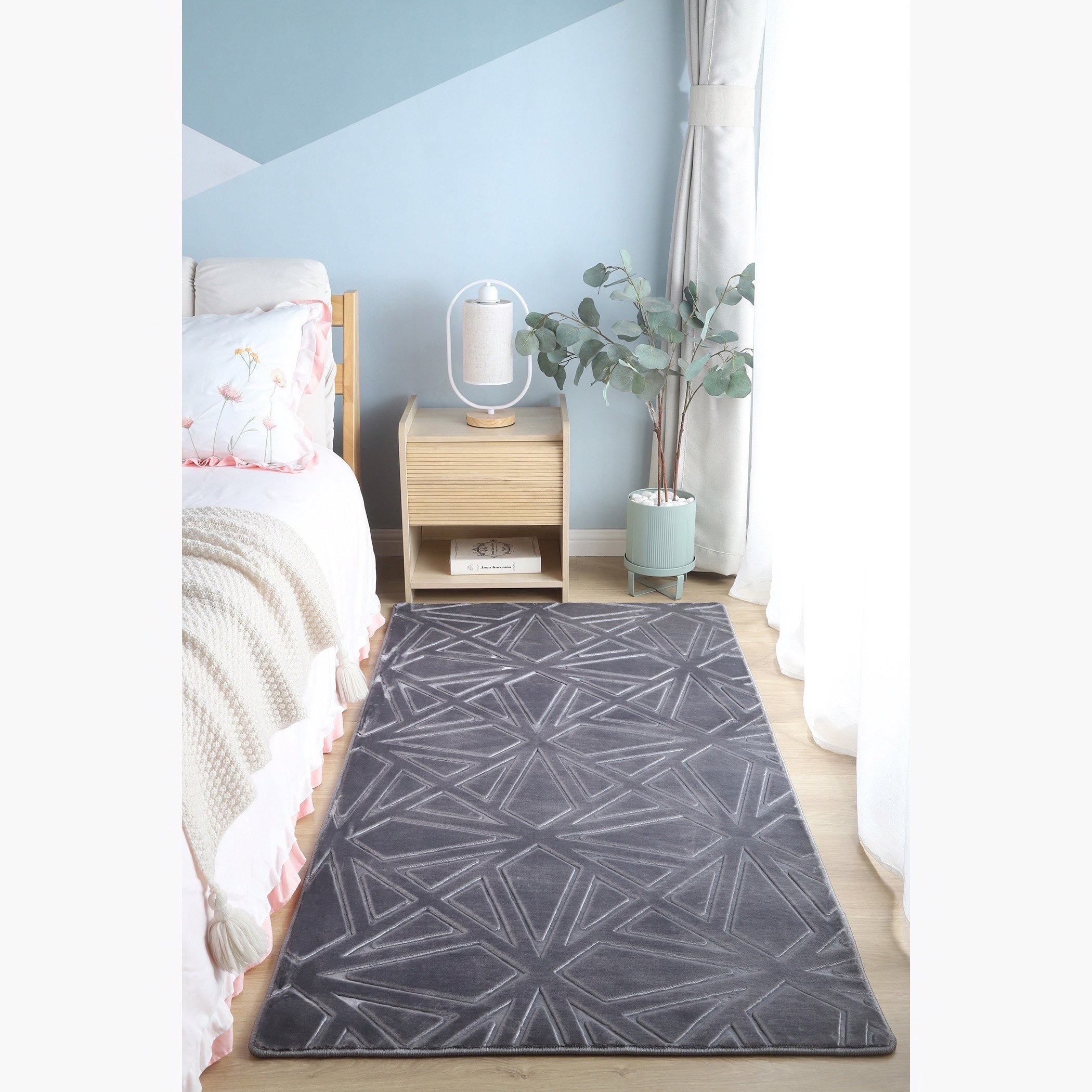 سجادة فرو أرنب صناعي من راشيل - 150x80 سم-hbxdecorandfurnishings-floorcoverings-rugs-image-1