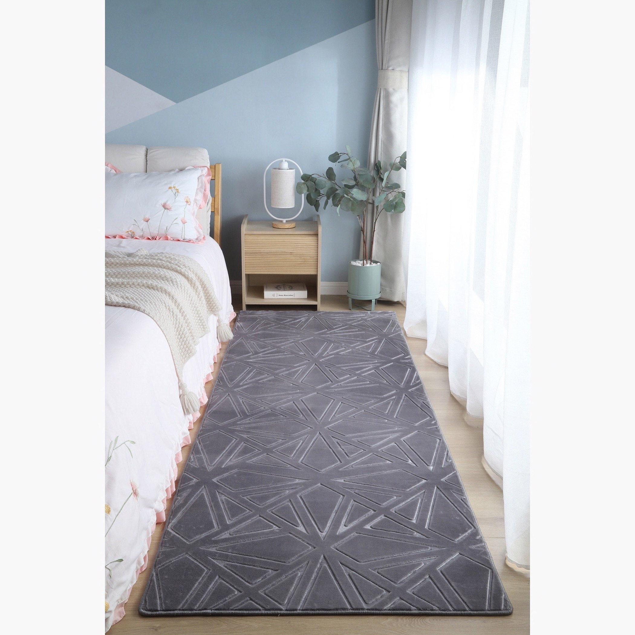 سجادة فرو أرنب صناعي من راشيل - 230x80 سم-hbxdecorandfurnishings-floorcoverings-rugs-image-1