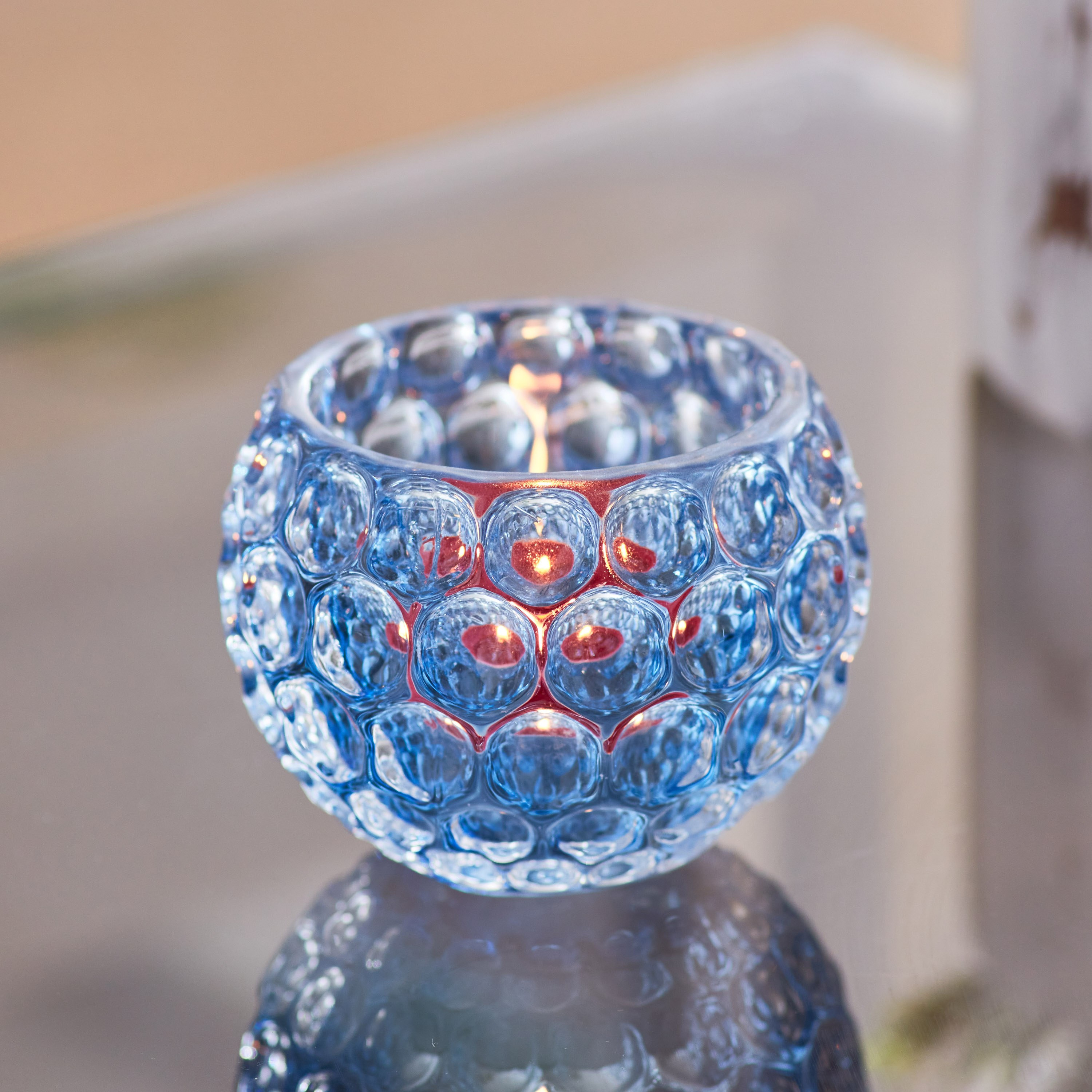 حامل شموع صغيرة زجاج - 8x6 سم-PROMO_HB_AE_B2G2_011025-image-1