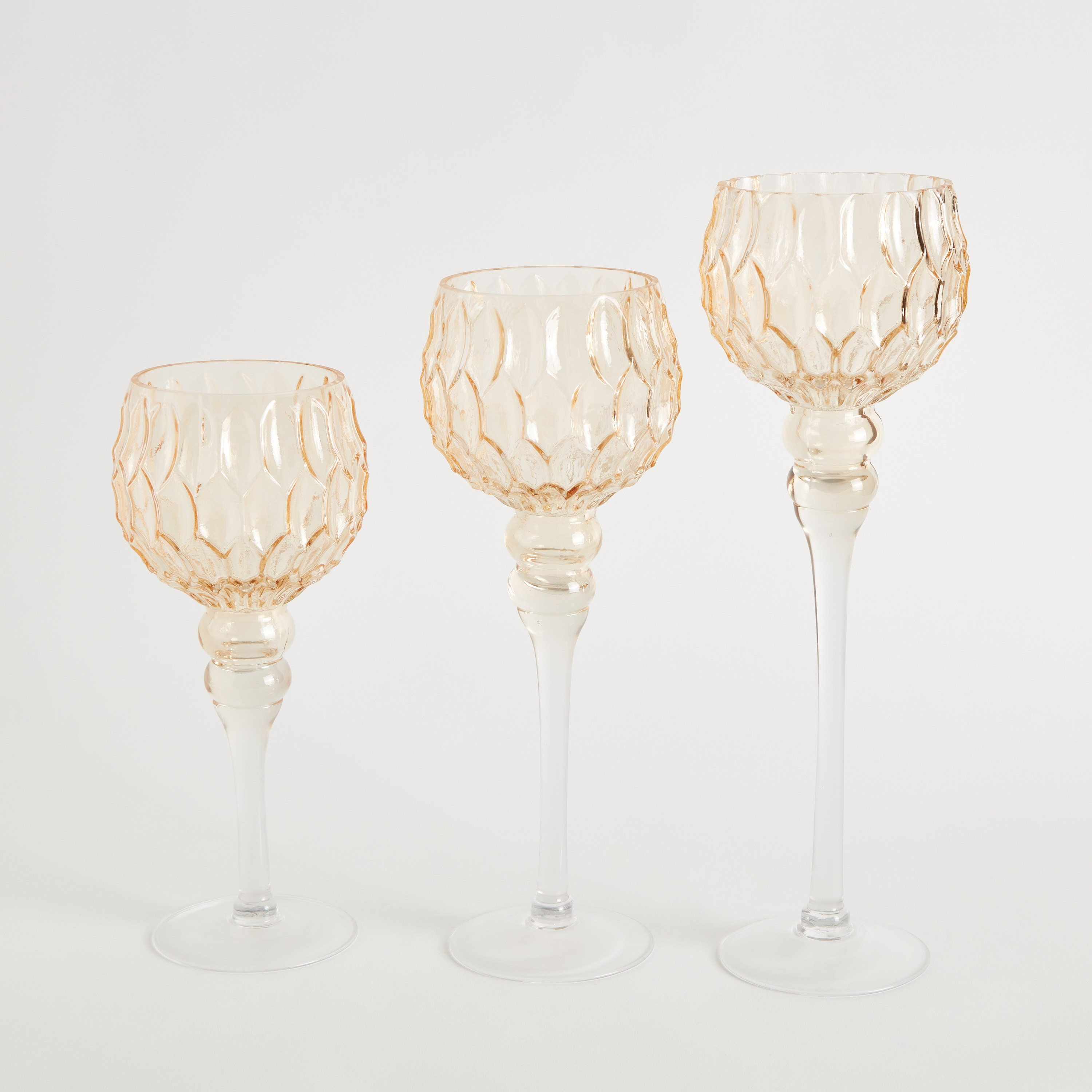 طقم حامل شموع زجاج من فينتاج - 3 قطع-hbxlivingroom-decorandaccessories-candleholders-image-6