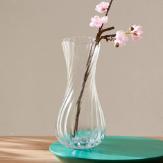 Atlanta Swirl Glass Vase - 12x26 cm
