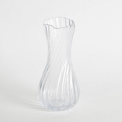 Atlanta Swirl Glass Vase - 12x26 cms