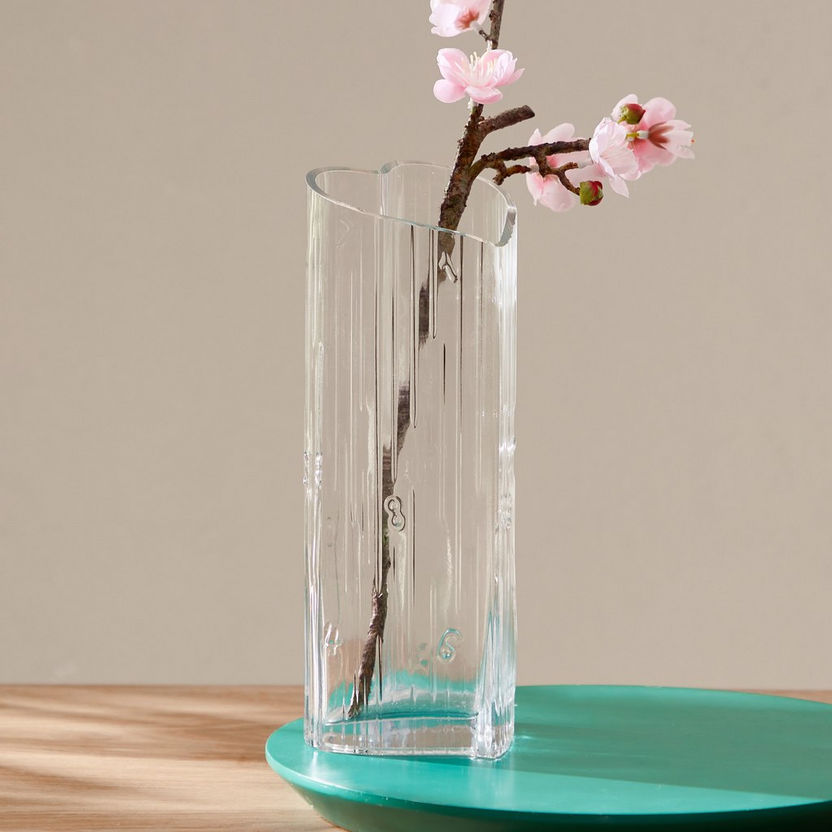 Atlanta Heart Glass Vase - 10x25.5 cm-Vases-image-0