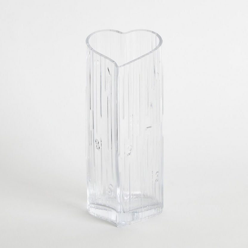 Atlanta Heart Glass Vase - 10x25.5 cm-Vases-image-6