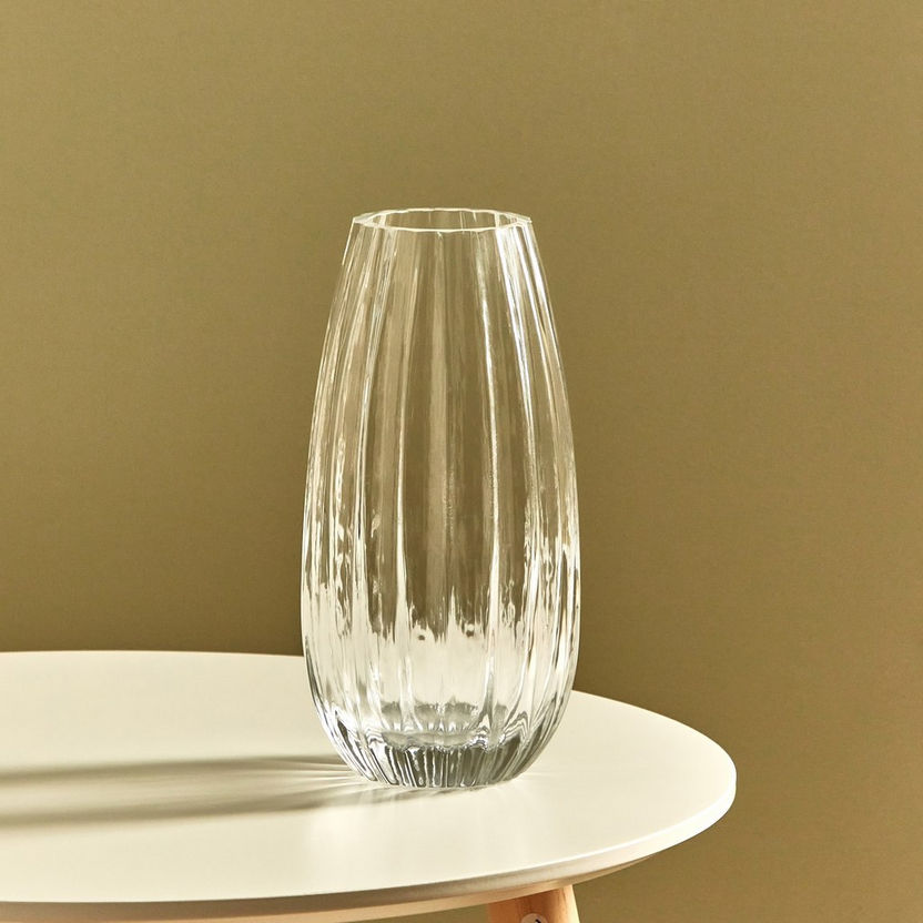 Atlanta Glass Vase - 11x21 cm-Vases-image-1