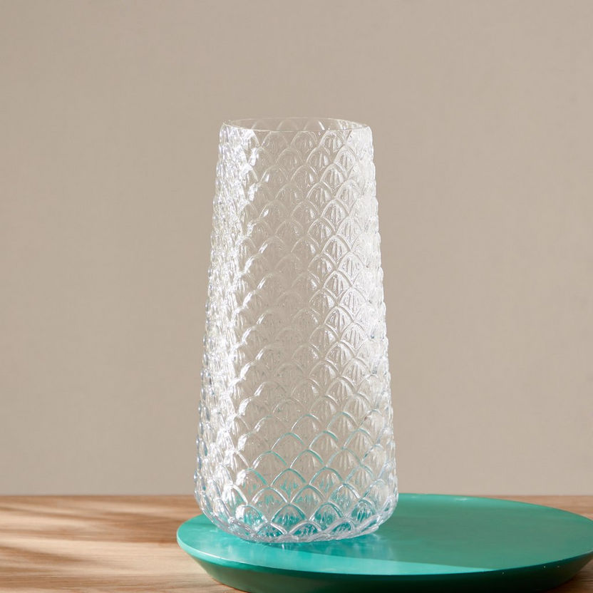 Atlanta Glass Vase - 13x28.5 cm-Vases-image-1