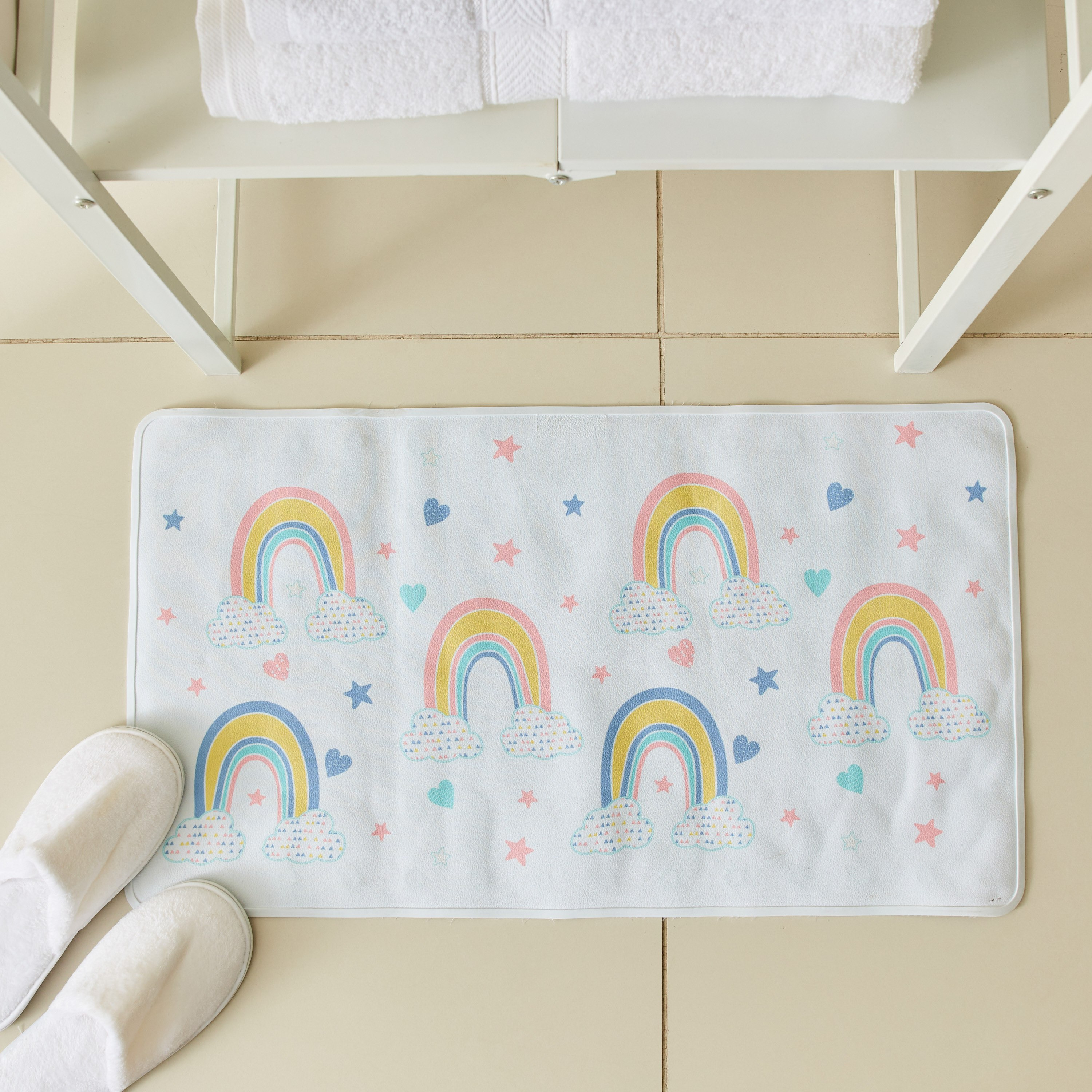 سجادة حمام مضادة للانزلاق من جيميني - 70x40 سم-hbxhomeware-kidsessentials-kidsbathmatsandtubmats-image-1