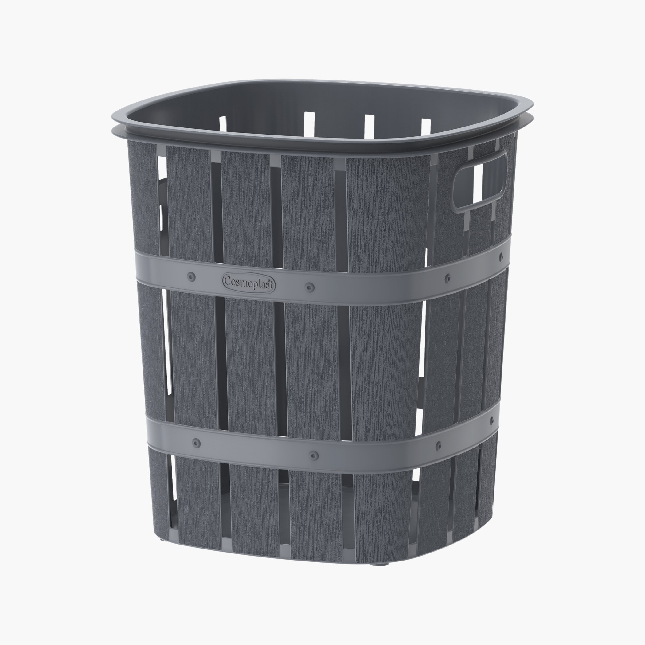 سلة غسيل شديدة التحمل من كوزموبلاست - 33 لتر-hbxbathroom-bathroomstorage-laundryhampers-image-1