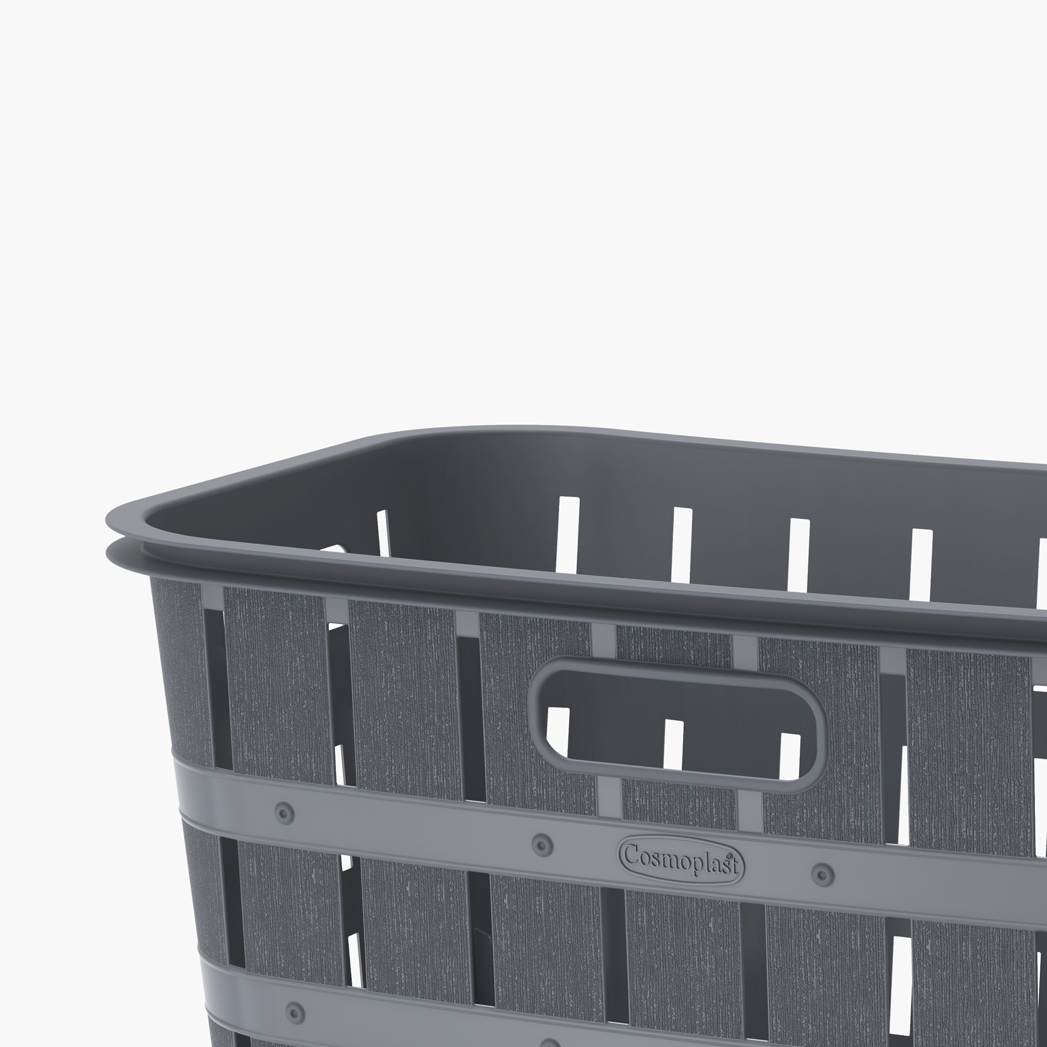 سلة غسيل شديدة التحمل من كوزموبلاست - 40 لتر-hbxbathroom-bathroomstorage-laundryhampers-image-2