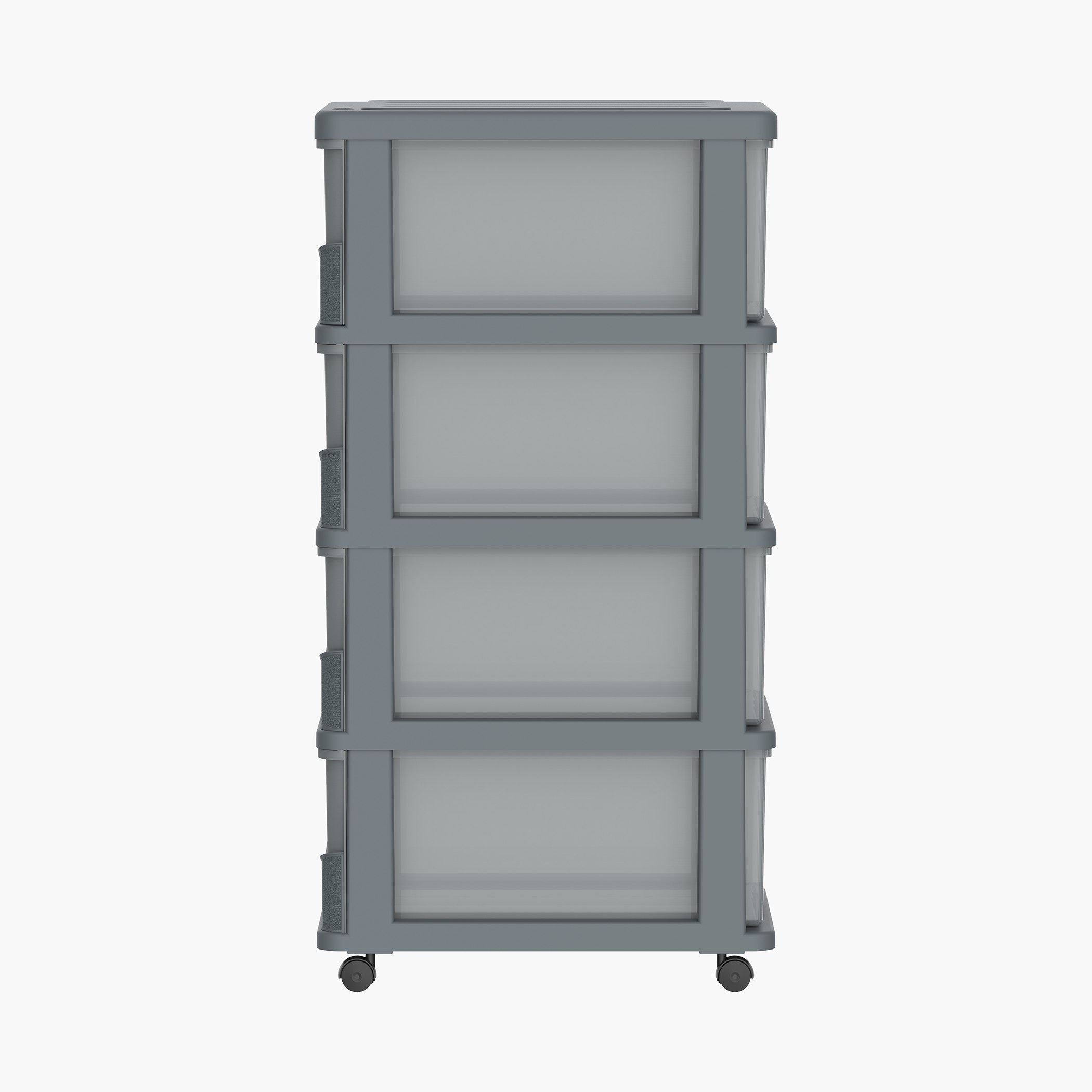 رف تخزين 4 مستويات شديد التحمل من كوزموبلاست - 50x40x92 سم-hbxdecorandfurnishings-homeaccessories-storage-image-4