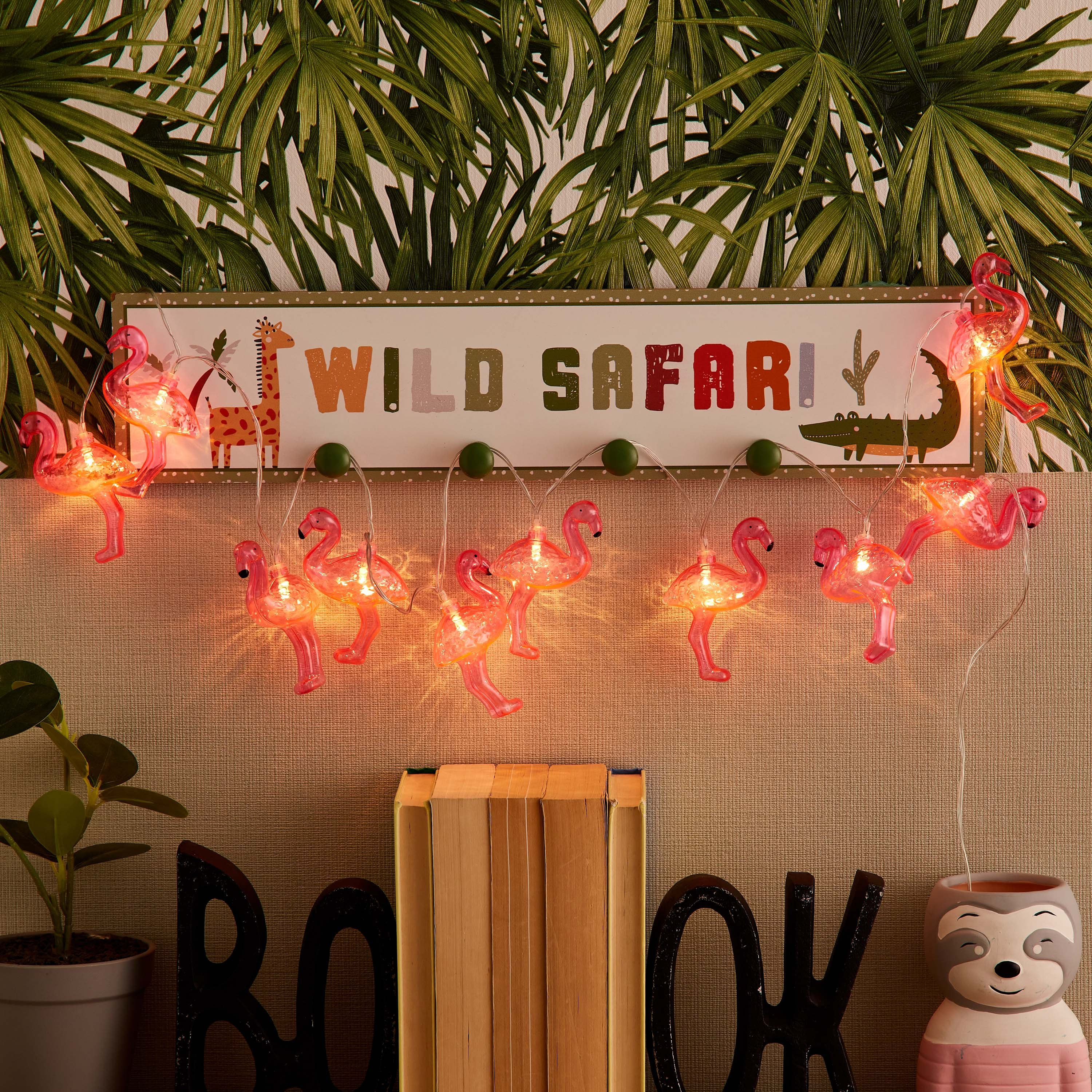 حبل إضاءة بـ10 لمبات إل إي دي وتصميم فلامنجو من أولا - 165 سم-hbxhomeware-lighting-decorativesandstringlights-image-2