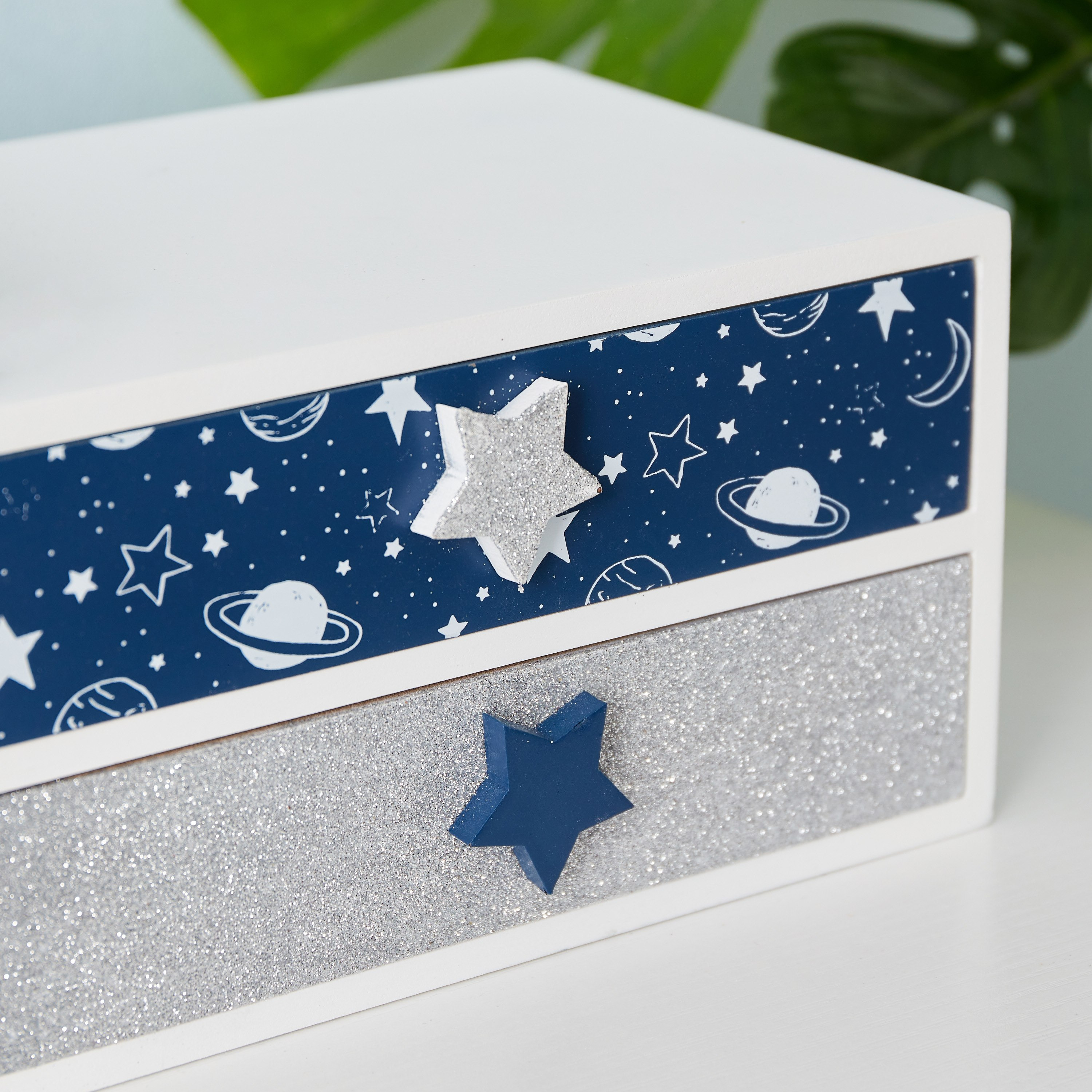 Bonjour Cosmic Moon Stationery Holder - 29.5x13x12 cm-hbxhomeware-hbxkidsandyouth-image-5