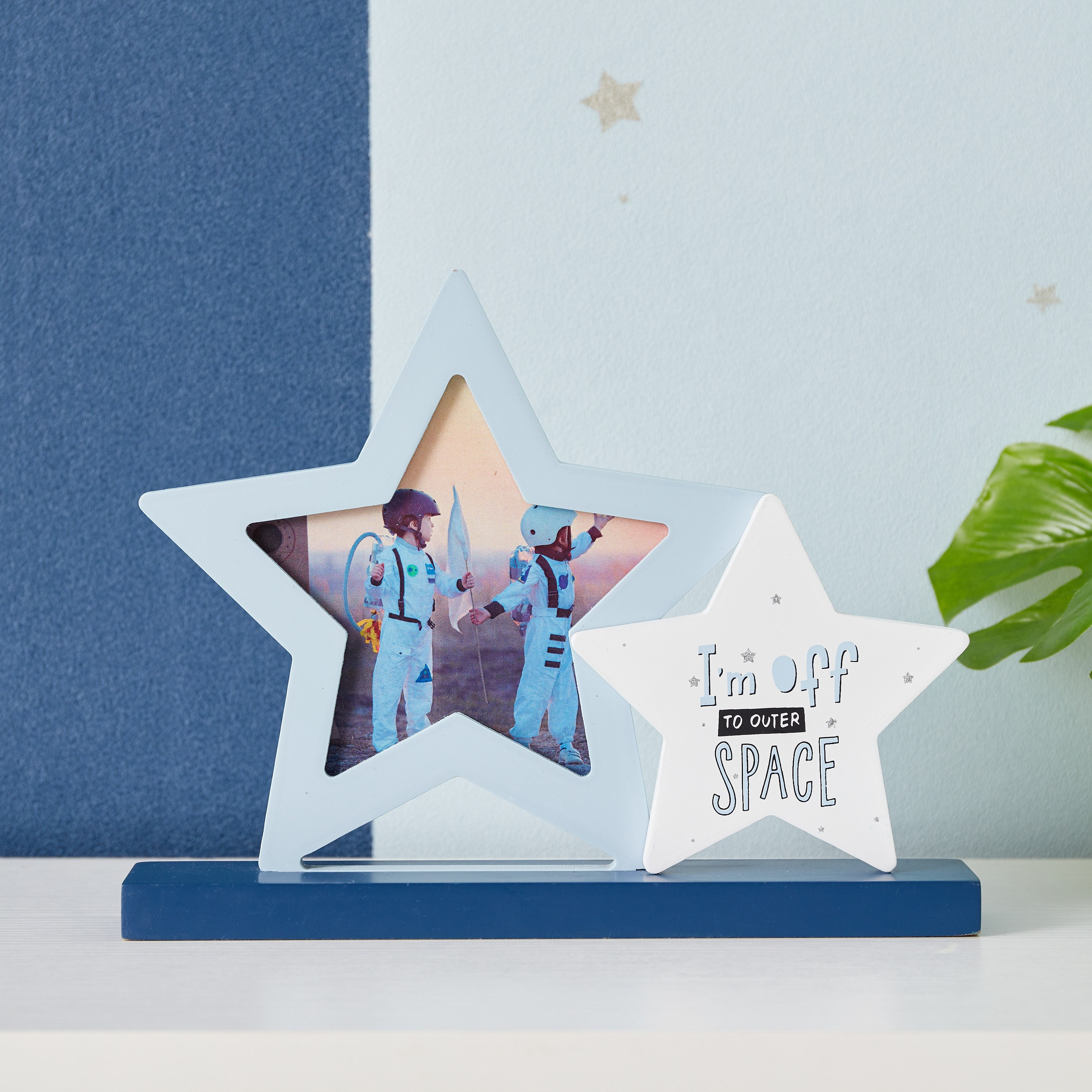 Bonjour Cosmic Starry Photo Frame - 23x4.5x18 cm-hbxbedroom-decorandaccessories-photoframes-image-1