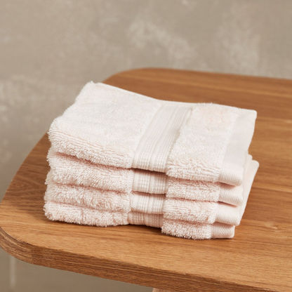 Air Rich 4-Piece Face Towel Set - 30x30 cms