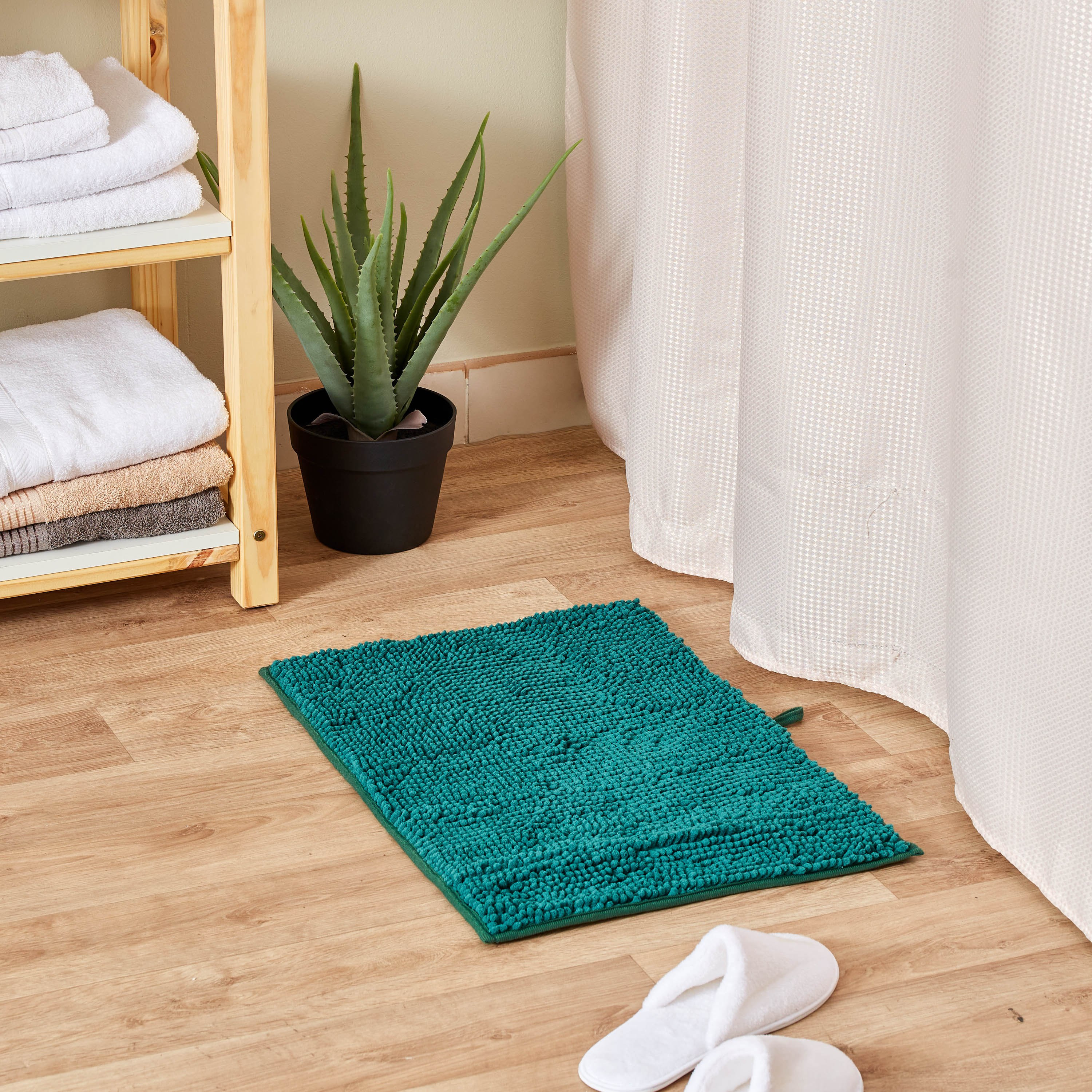 Nicole Anti Skid Foam Padded Chenille Bath Mat 40X60 cm-PROMO_HB_AE_B1G1_250925-image-5