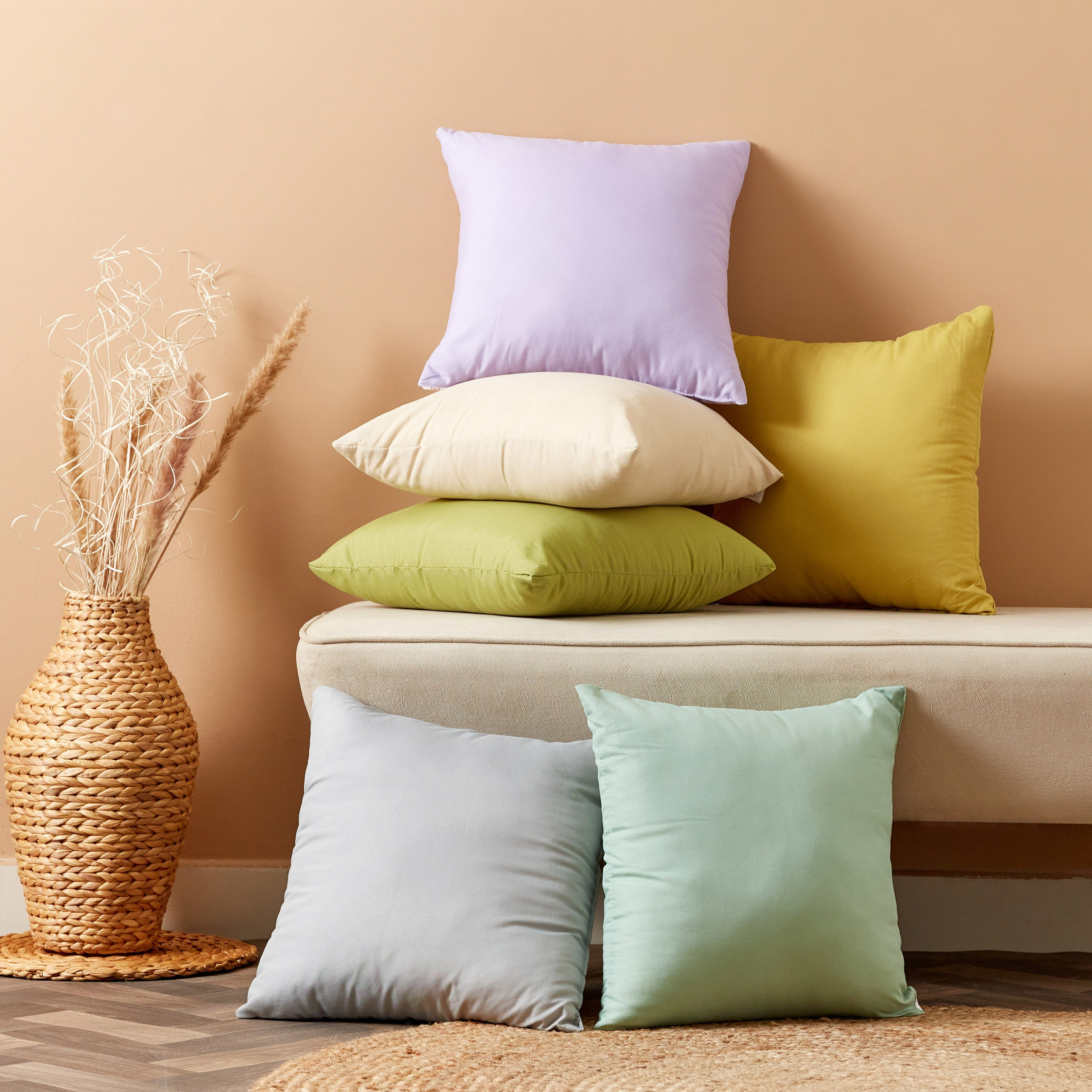 وسادة محشوة بألياف دقيقة من أكسيس - 40x40 سم-hbxlivingroom-furnishings-cushionsandcovers-filledcushions-image-3