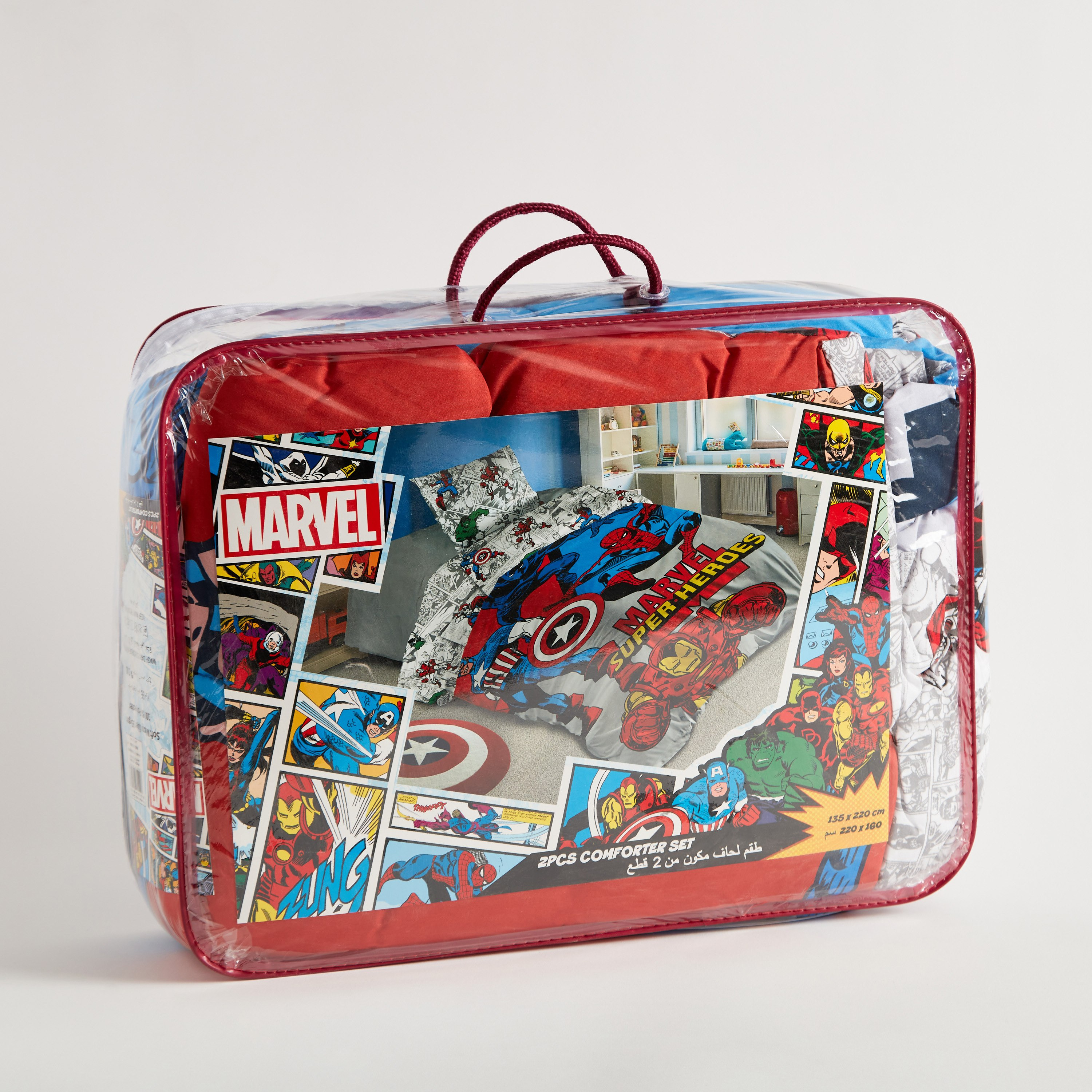 طقم لحاف فردي قطعتين من أفينجرز - 220x135 سم-hbxhomeware-hbxkidsandyouth-image-10
