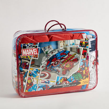 Avengers 2-Piece Single Comforter Set - 135x220 cms
