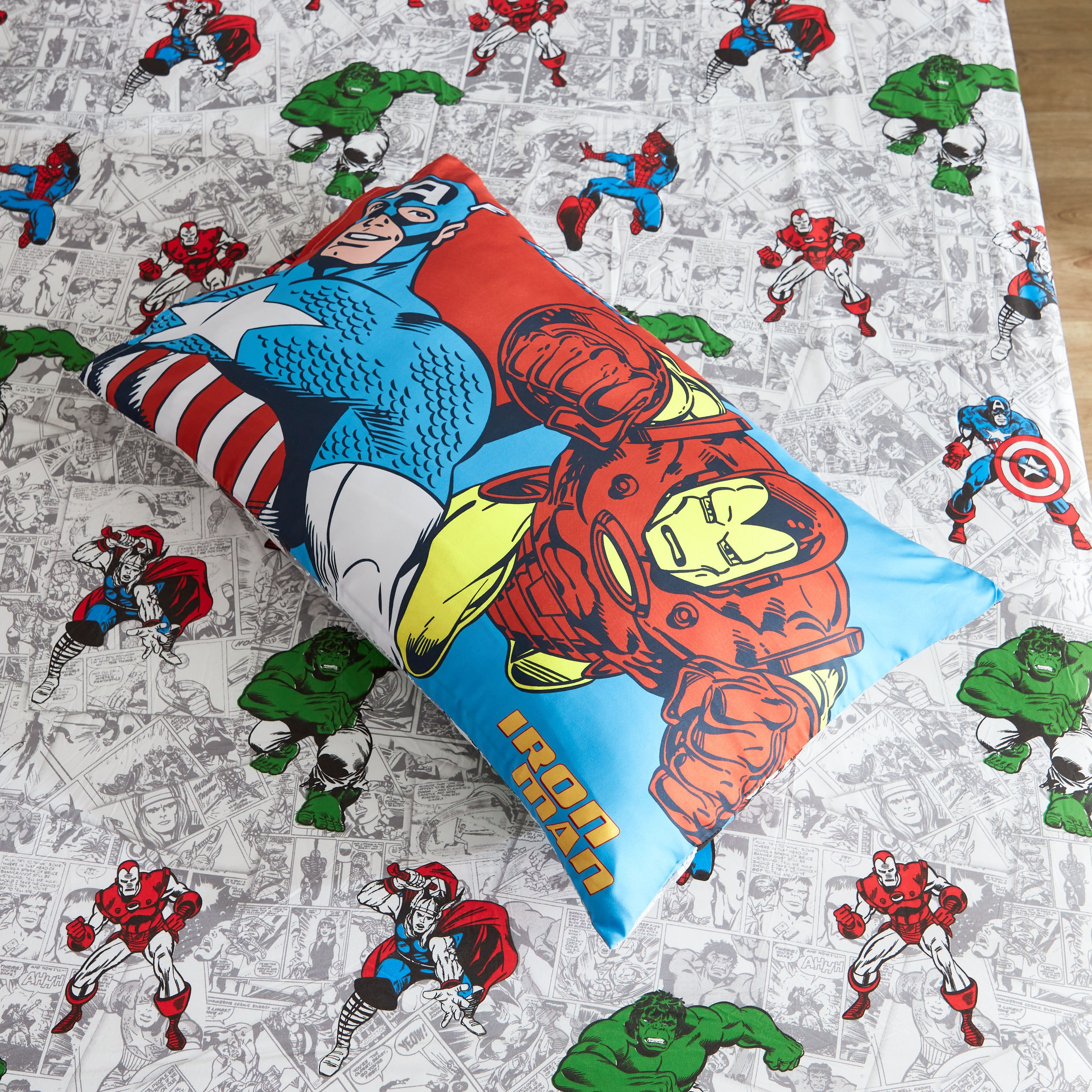 طقم لحاف مزدوج قطعتين من أفينجرز - 160x220 سم-hbxhomeware-hbxkidsandyouth-image-6